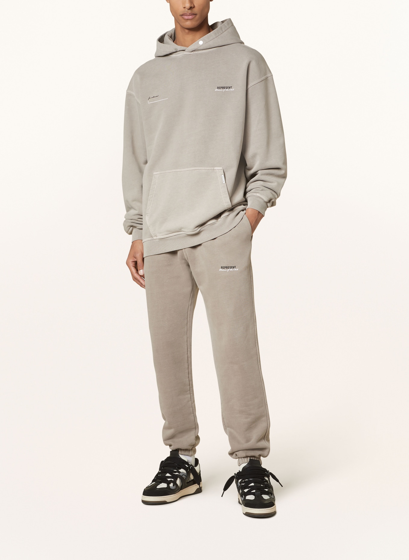 REPRESENT Sweatpants PATRON OF THE CLUB, Color: TAUPE (Image 2)