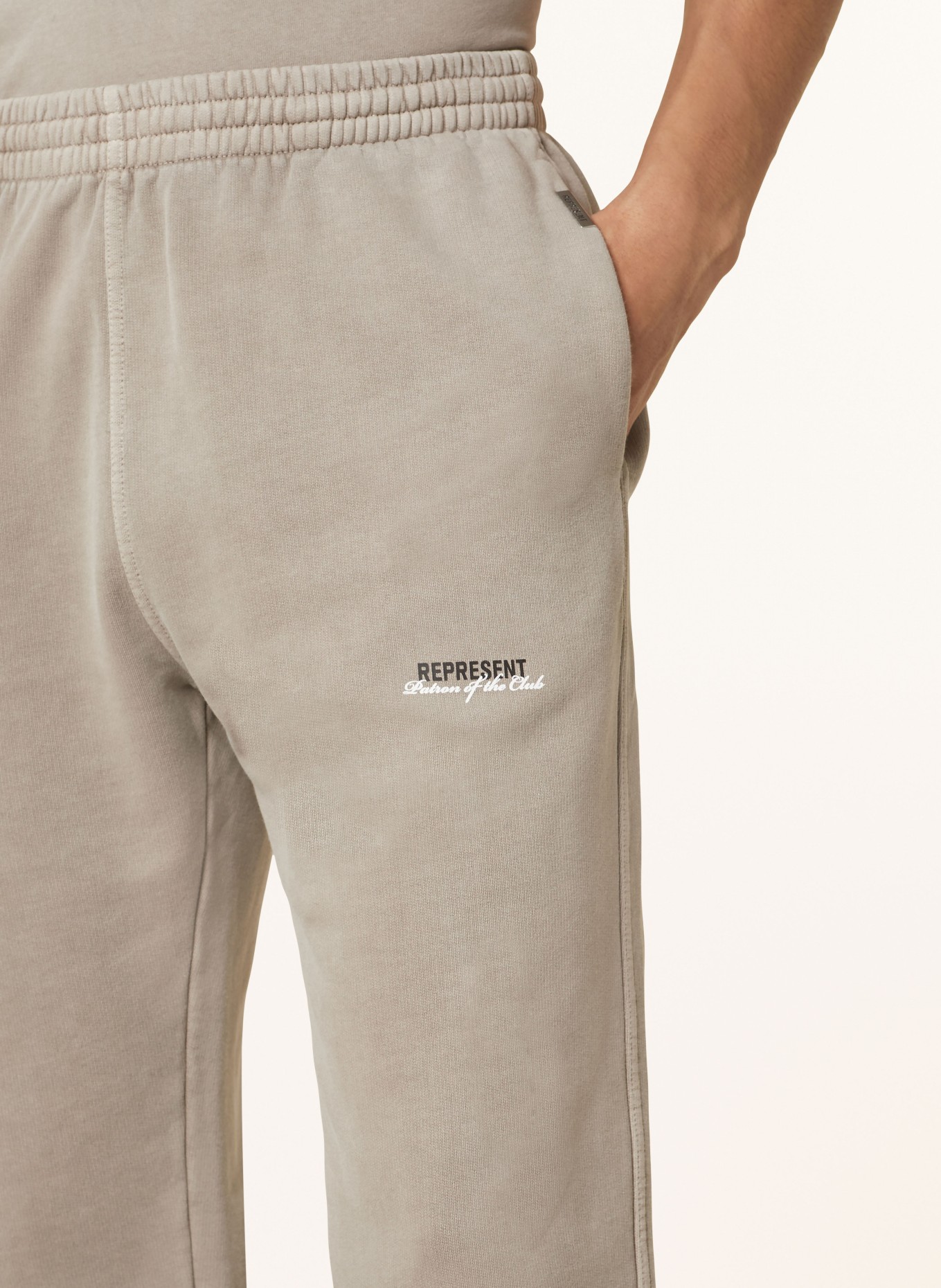 REPRESENT Sweatpants PATRON OF THE CLUB, Color: TAUPE (Image 5)
