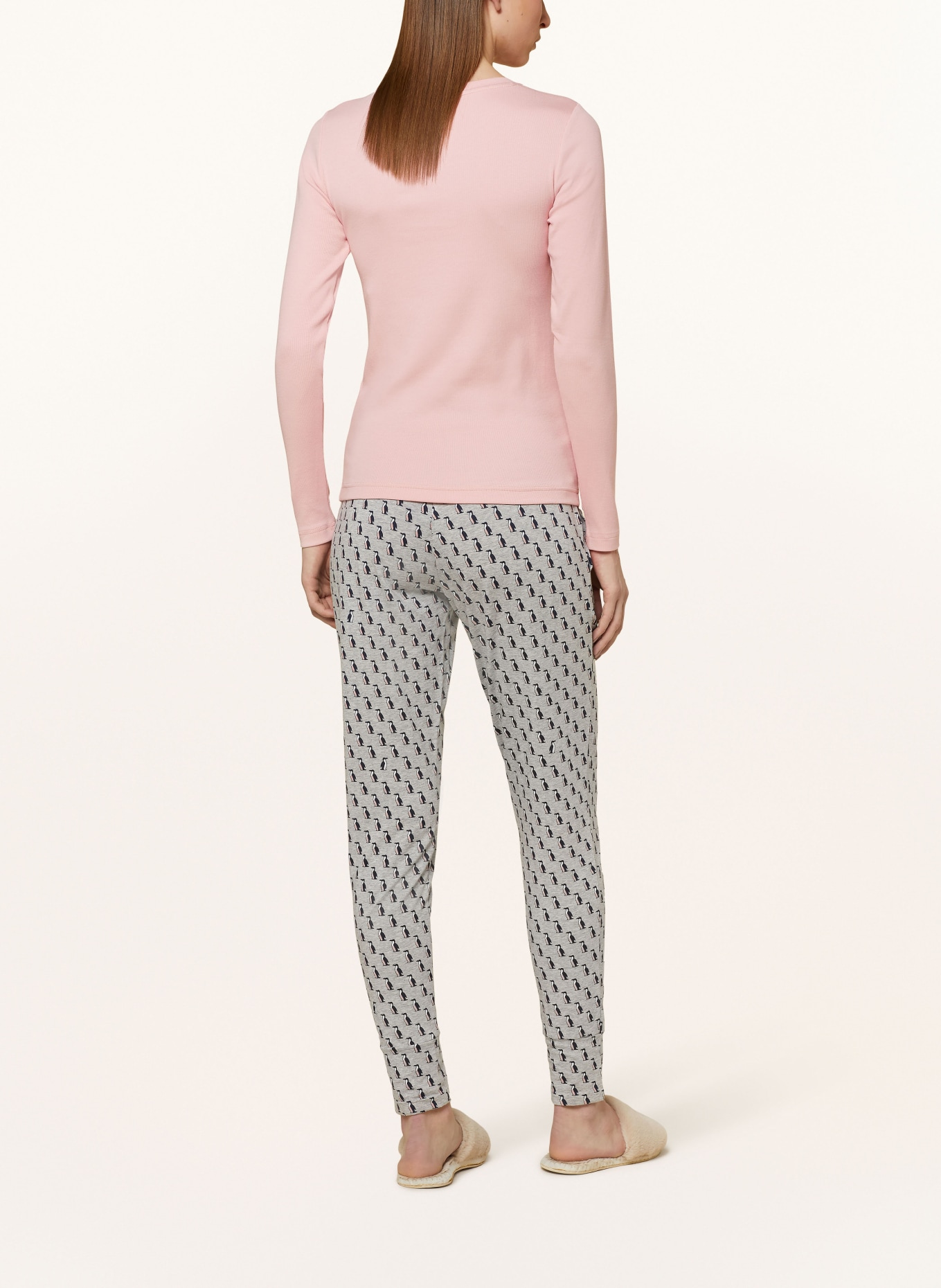 mey Schlafhose Serie PENGUIN FLOCK: GRAU