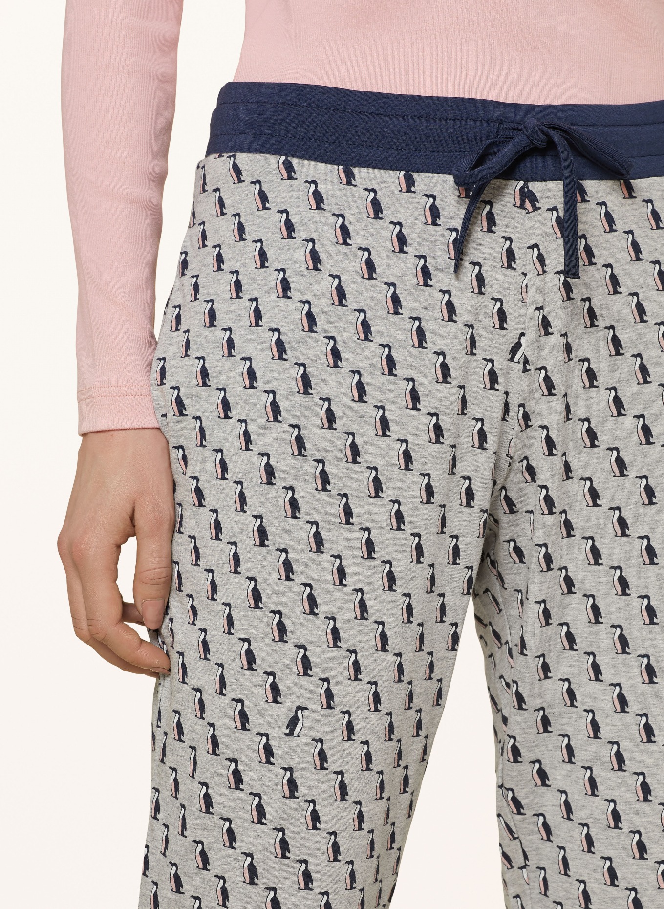mey Schlafhose Serie PENGUIN FLOCK: GRAU