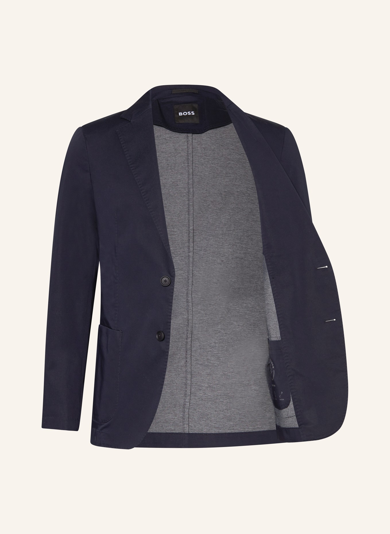 BOSS Anzugsakko HANRY Slim Fit, Farbe: 404 DARK BLUE (Bild 4)