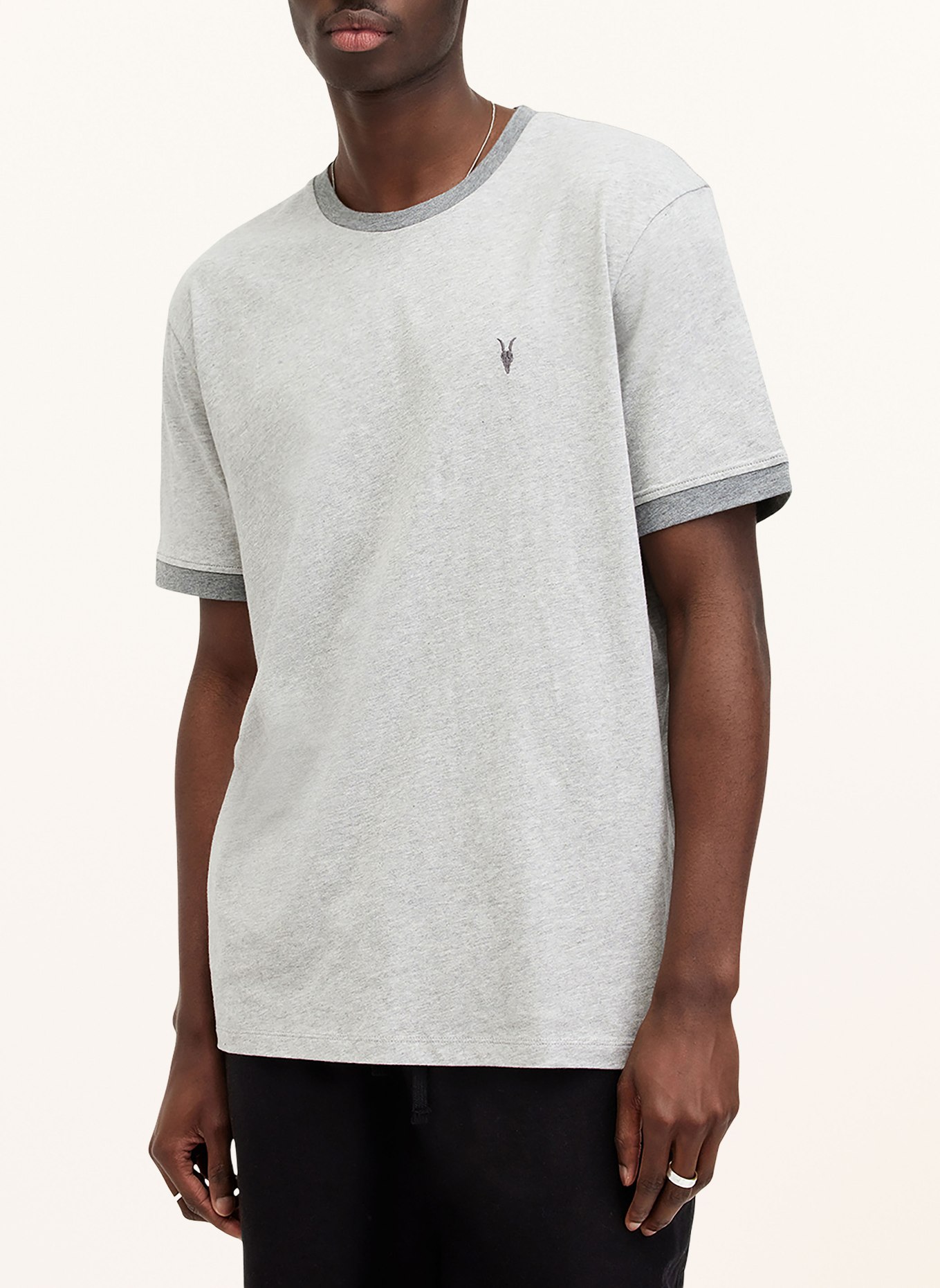 ALLSAINTS T-Shirt HARRIS, Farbe: GRAU (Bild 4)