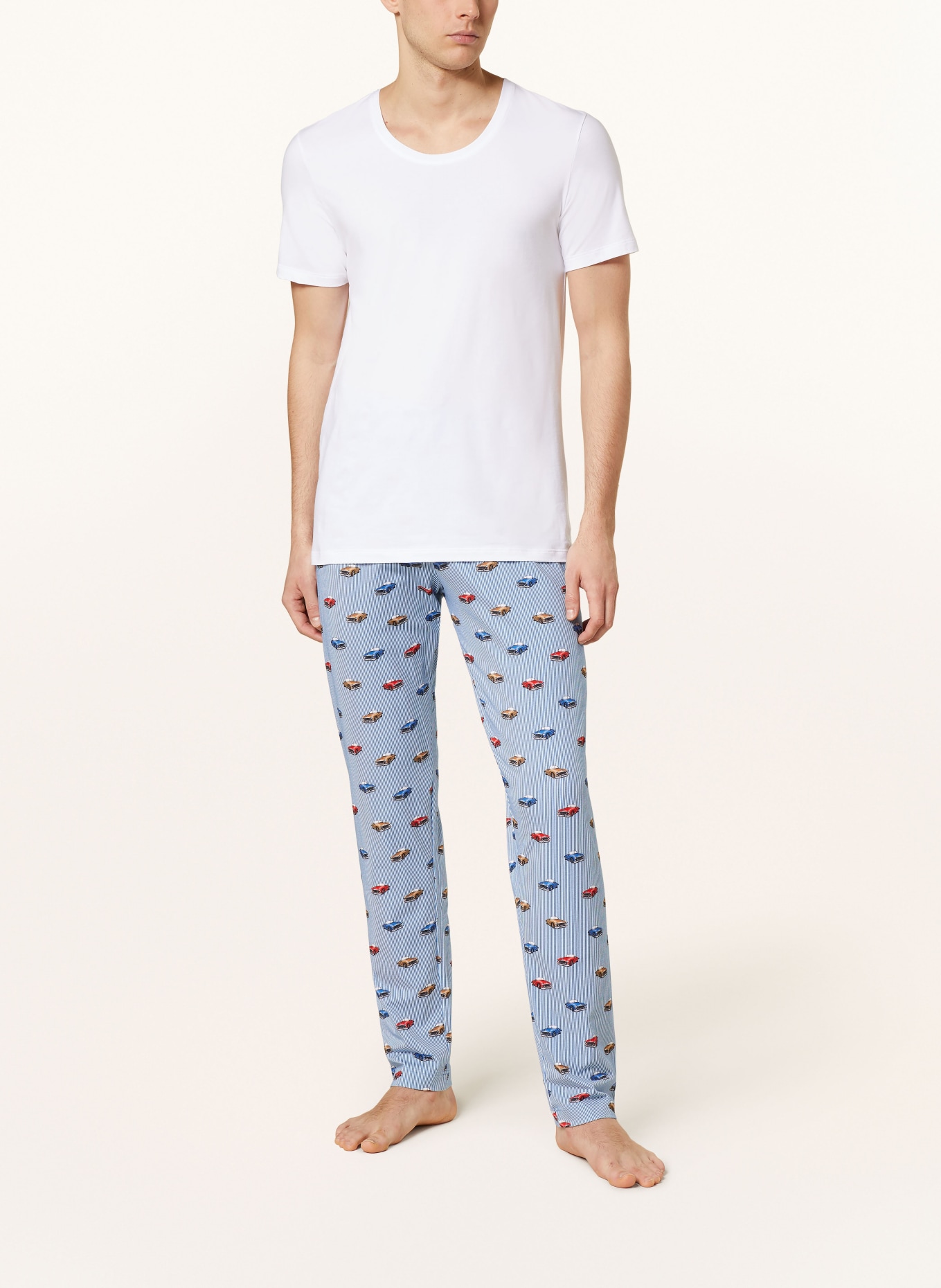 mey Pajama pants series RETRO CAR: BLUE / WHITE / RED