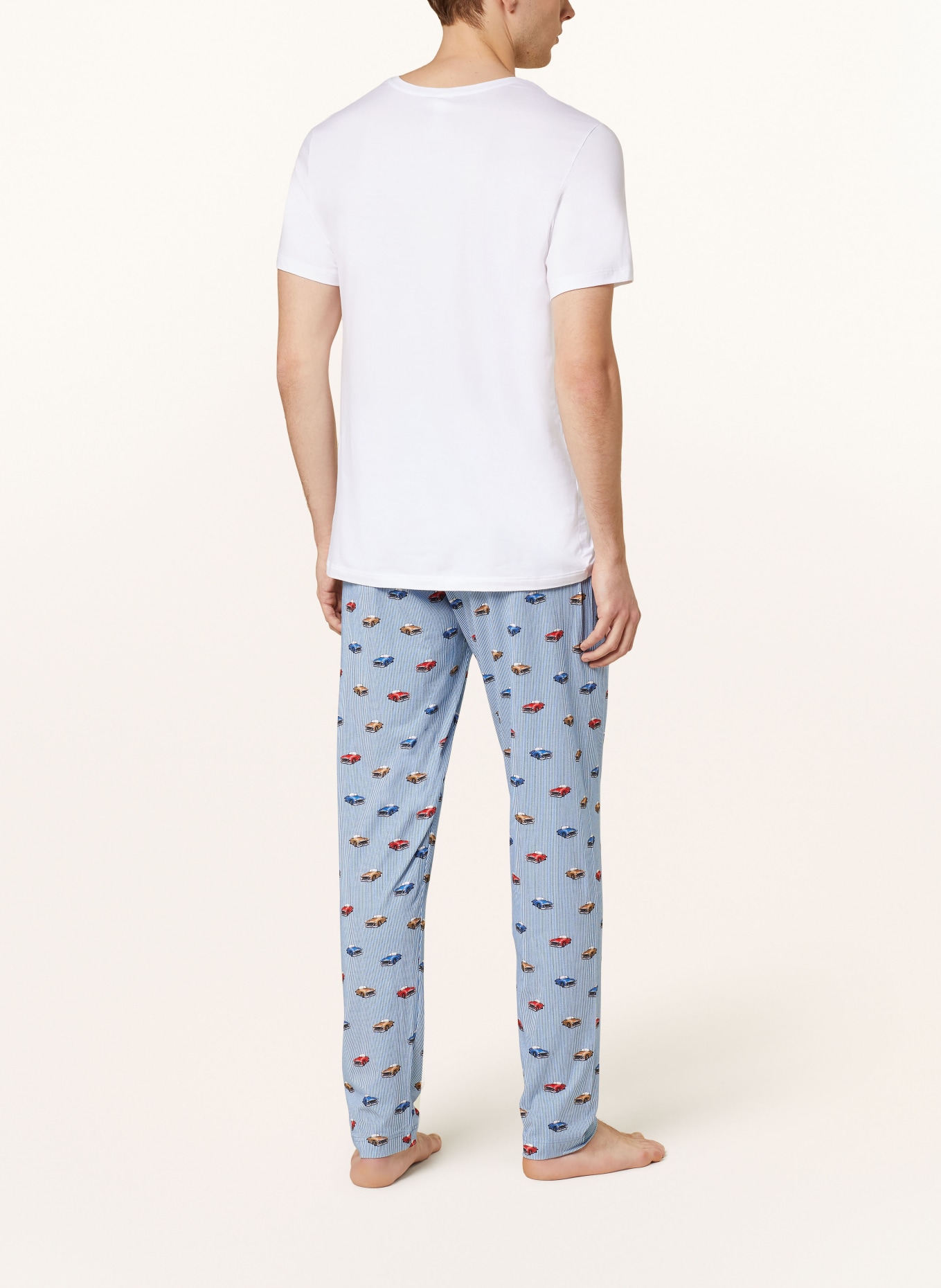 mey Pajama pants series RETRO CAR: BLUE / WHITE / RED