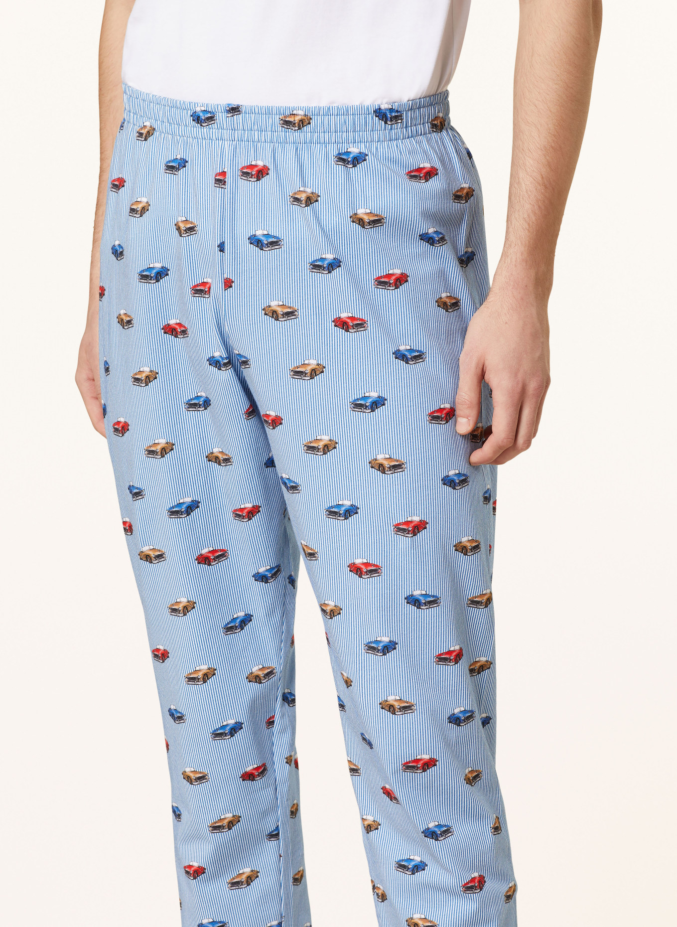 mey Pajama pants series RETRO CAR: BLUE / WHITE / RED