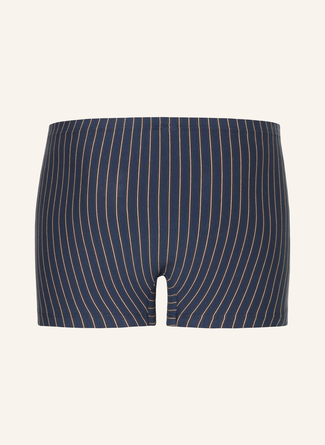 mey Boxershorts Serie DARK STRIPE: BLAU/ GRÜN/ HELLROSA