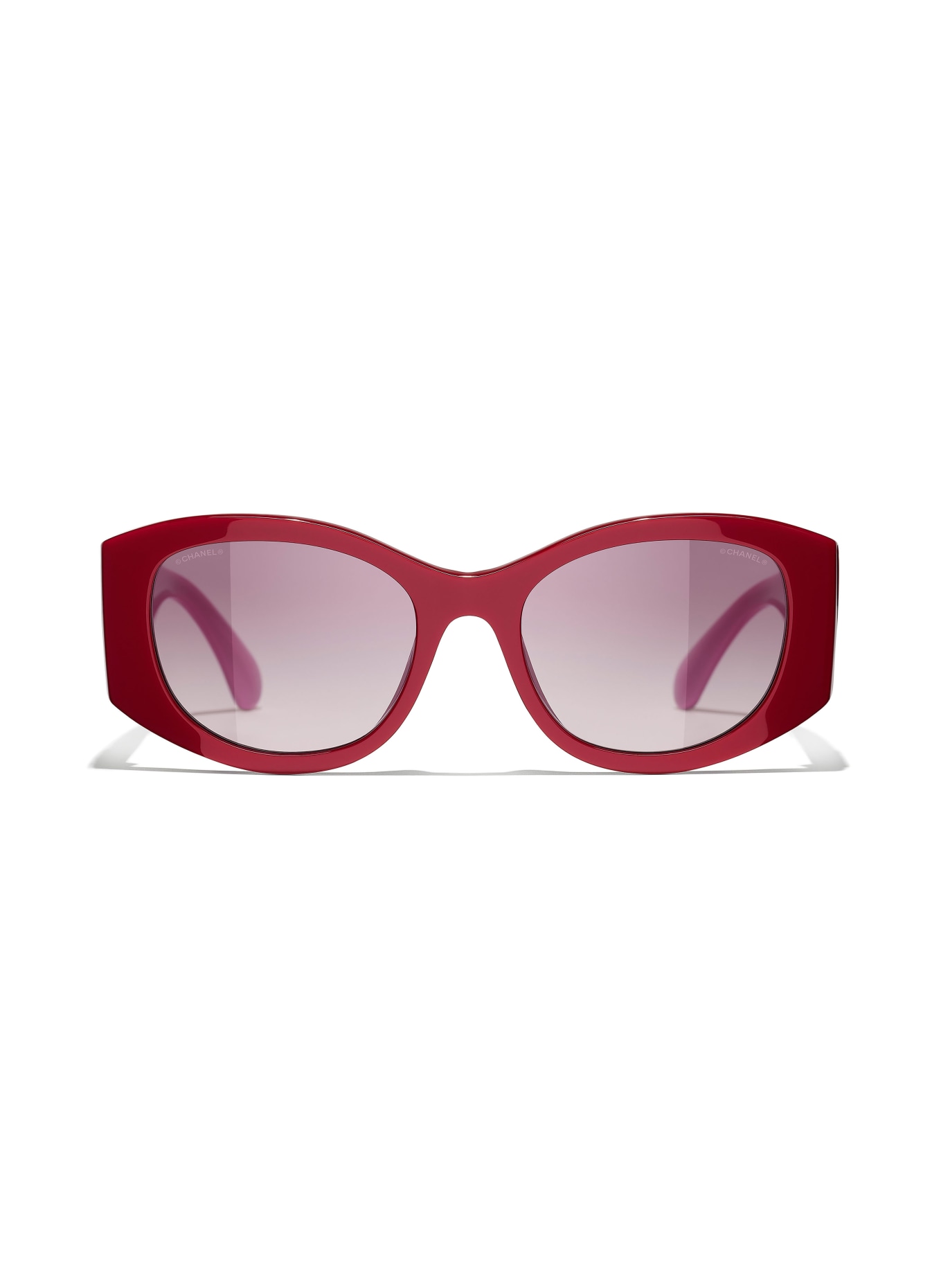 CHANEL Round sunglasses: 1769S1 - DARK RED/ RED GRADIENT