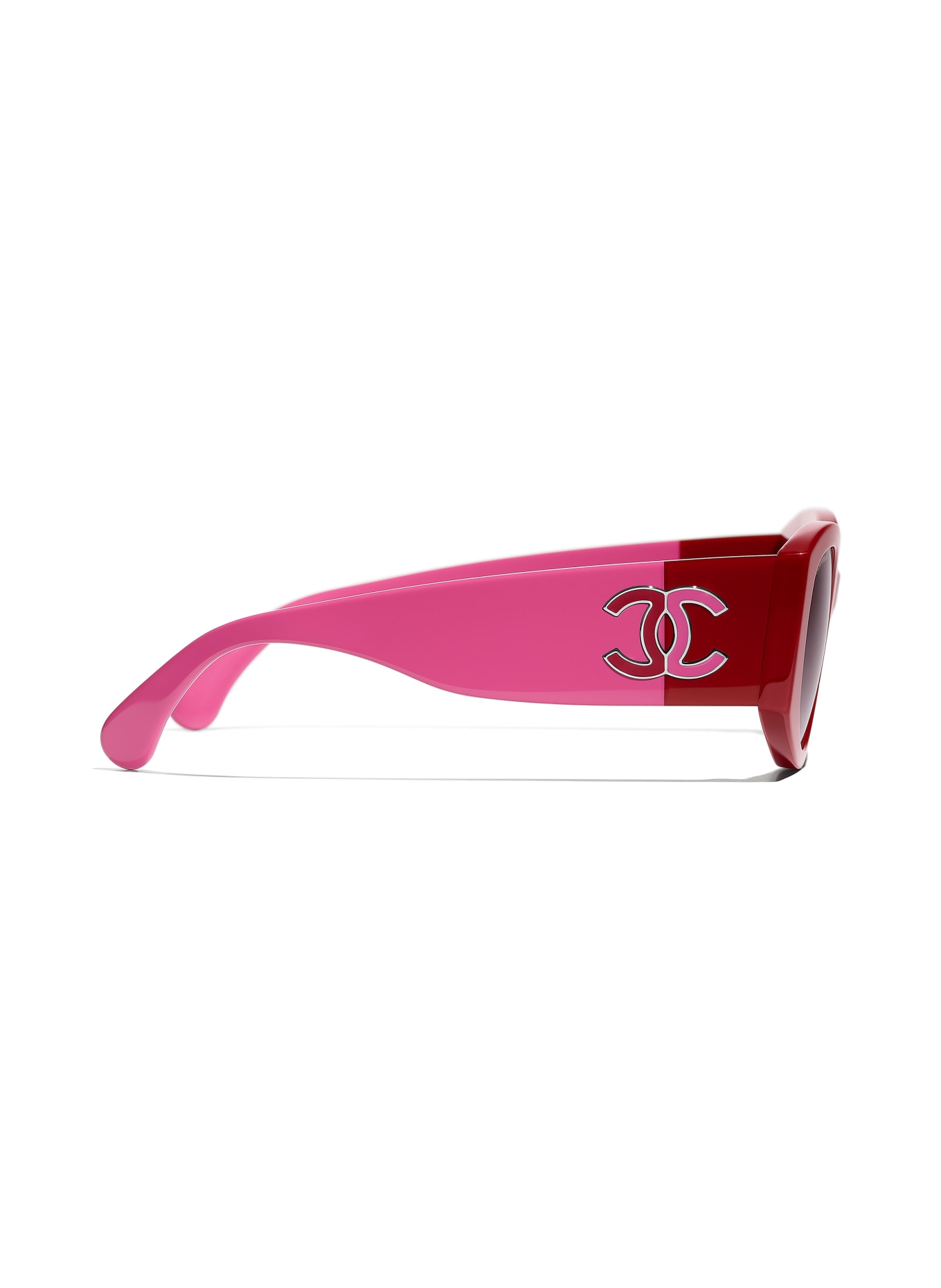 CHANEL Round sunglasses: 1769S1 - DARK RED/ RED GRADIENT
