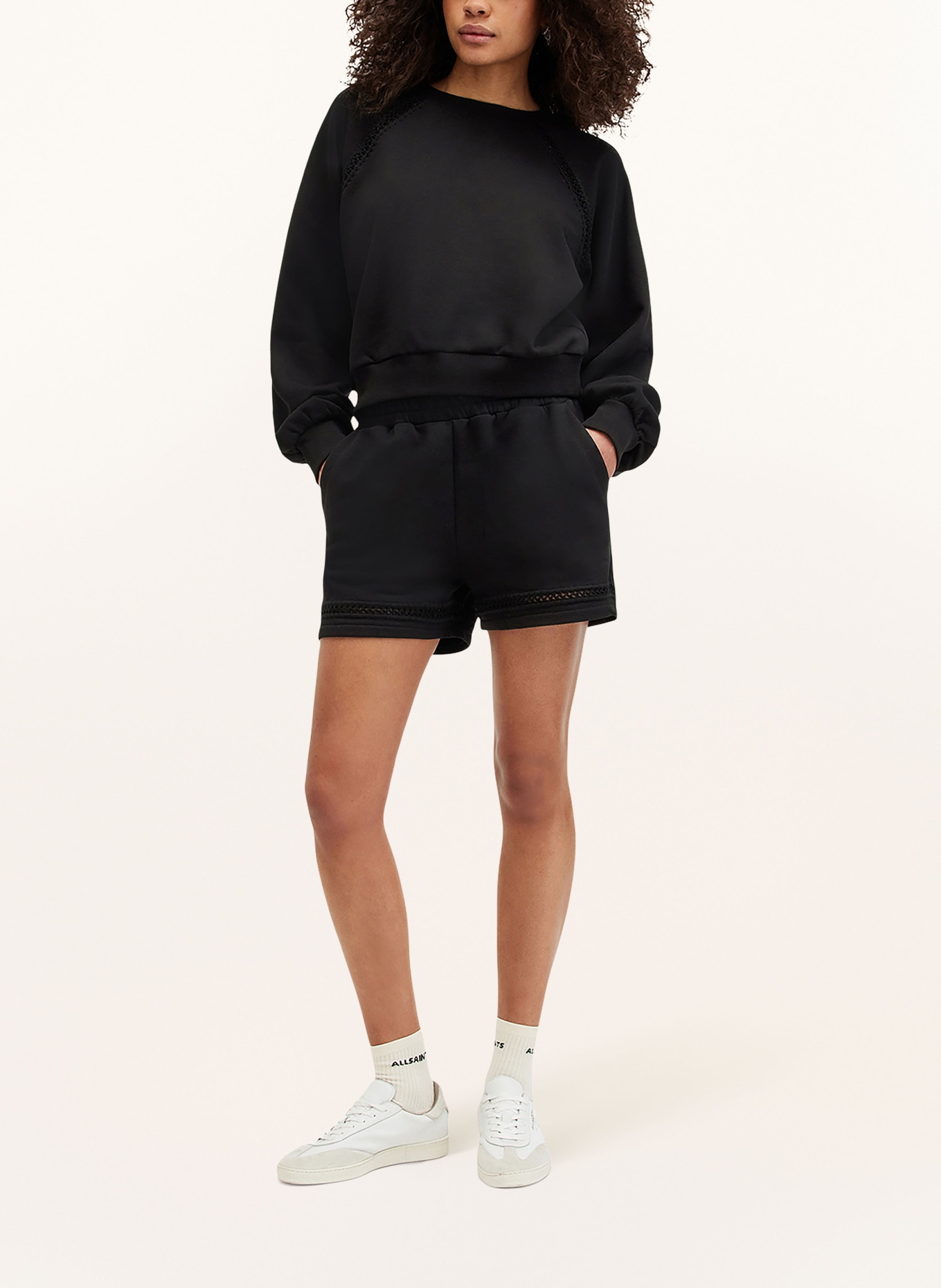 ALLSAINTS Sweatshirt EWELINA, Color: BLACK (Image 2)
