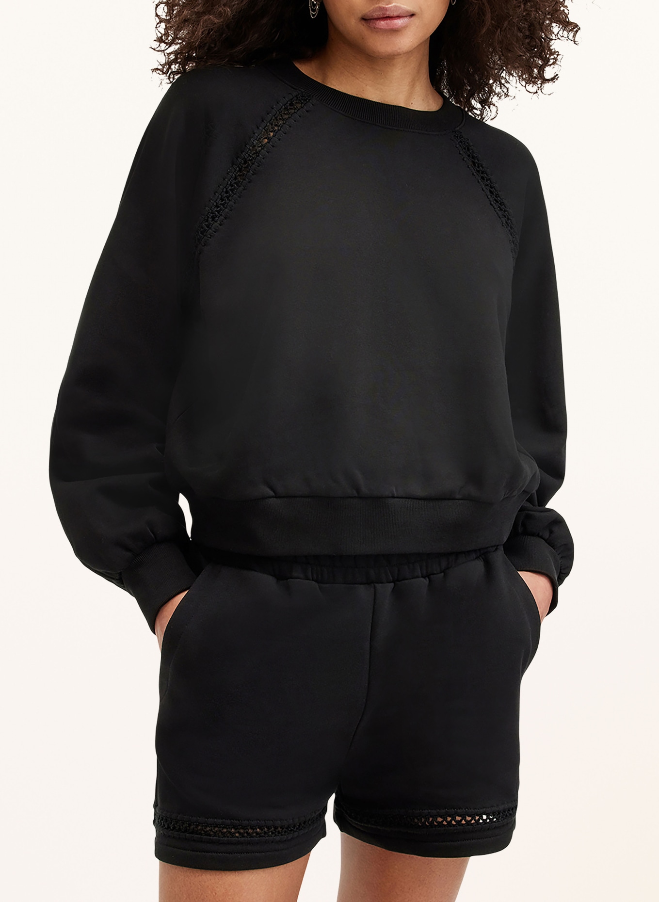 ALLSAINTS Sweatshirt EWELINA, Color: BLACK (Image 4)