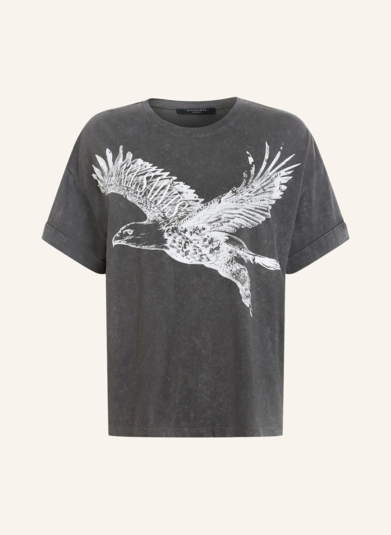 ALLSAINTS T-Shirt FLITE BRIAR, Farbe: GRAU/ HELLGRAU (Bild 1)