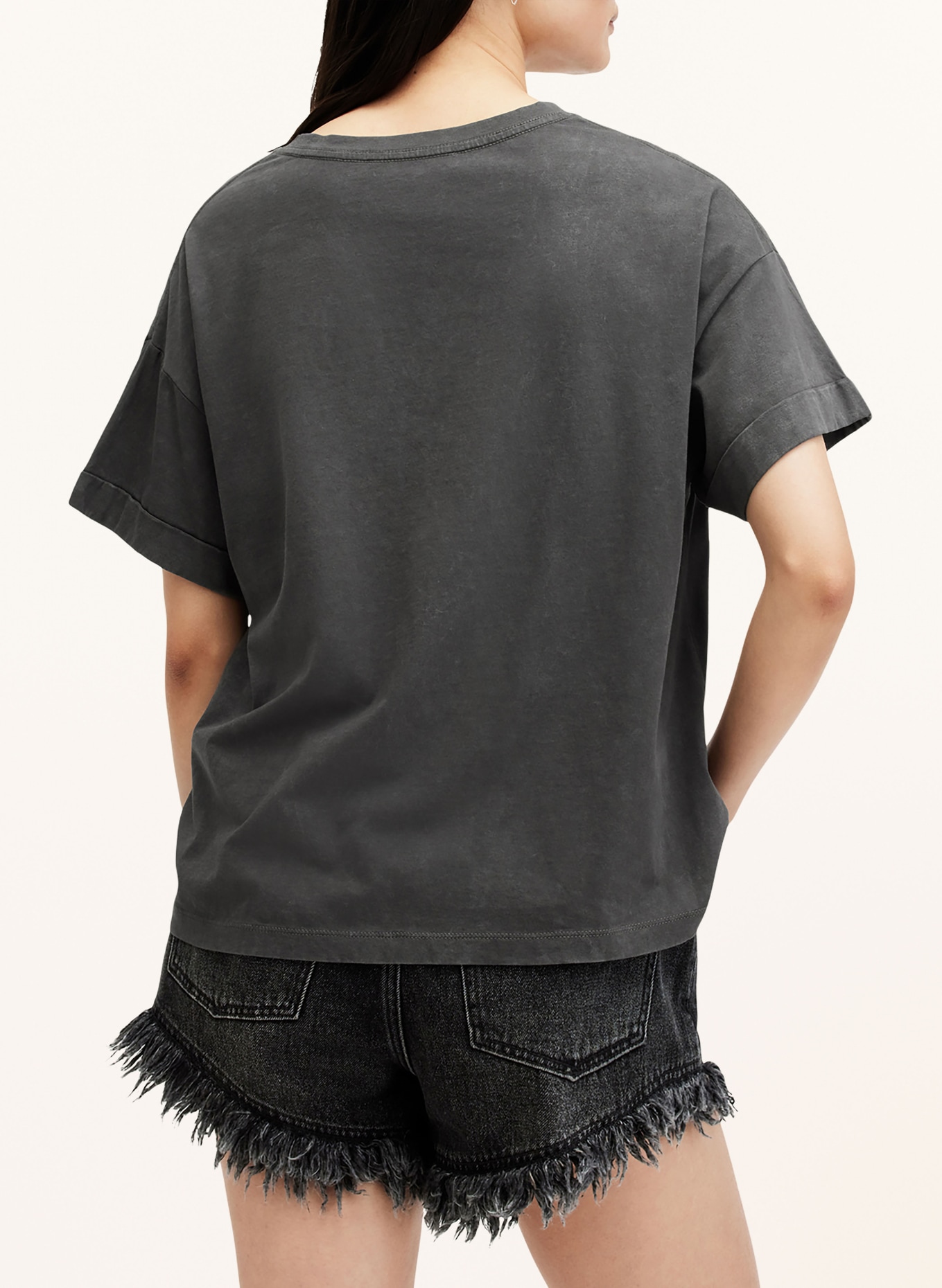 ALLSAINTS T-Shirt FLITE BRIAR, Farbe: GRAU/ HELLGRAU (Bild 3)
