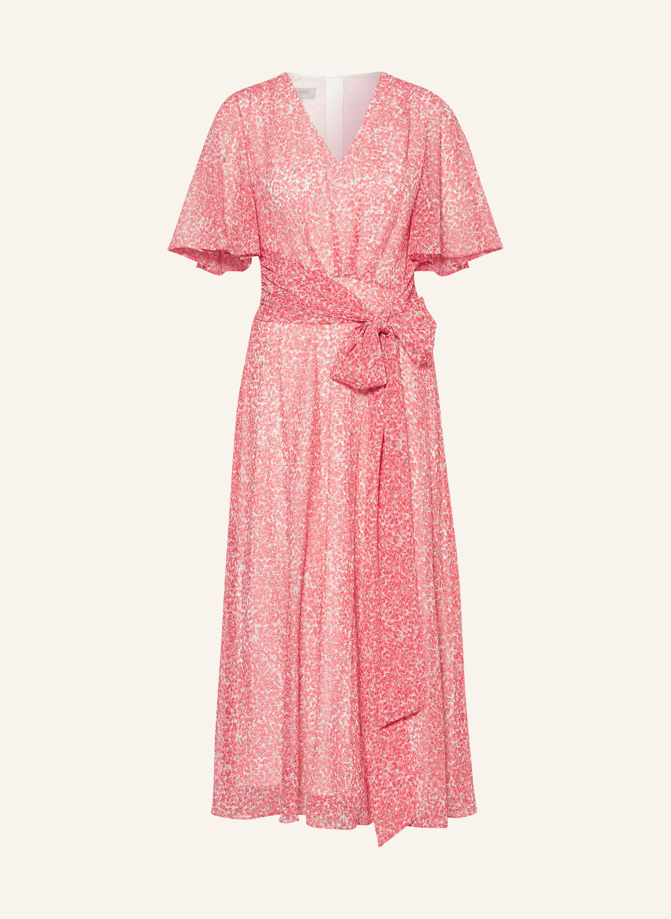 HOBBS Kleid MARIE, Farbe: CREME/ ROT/ GRÜN (Bild 1)