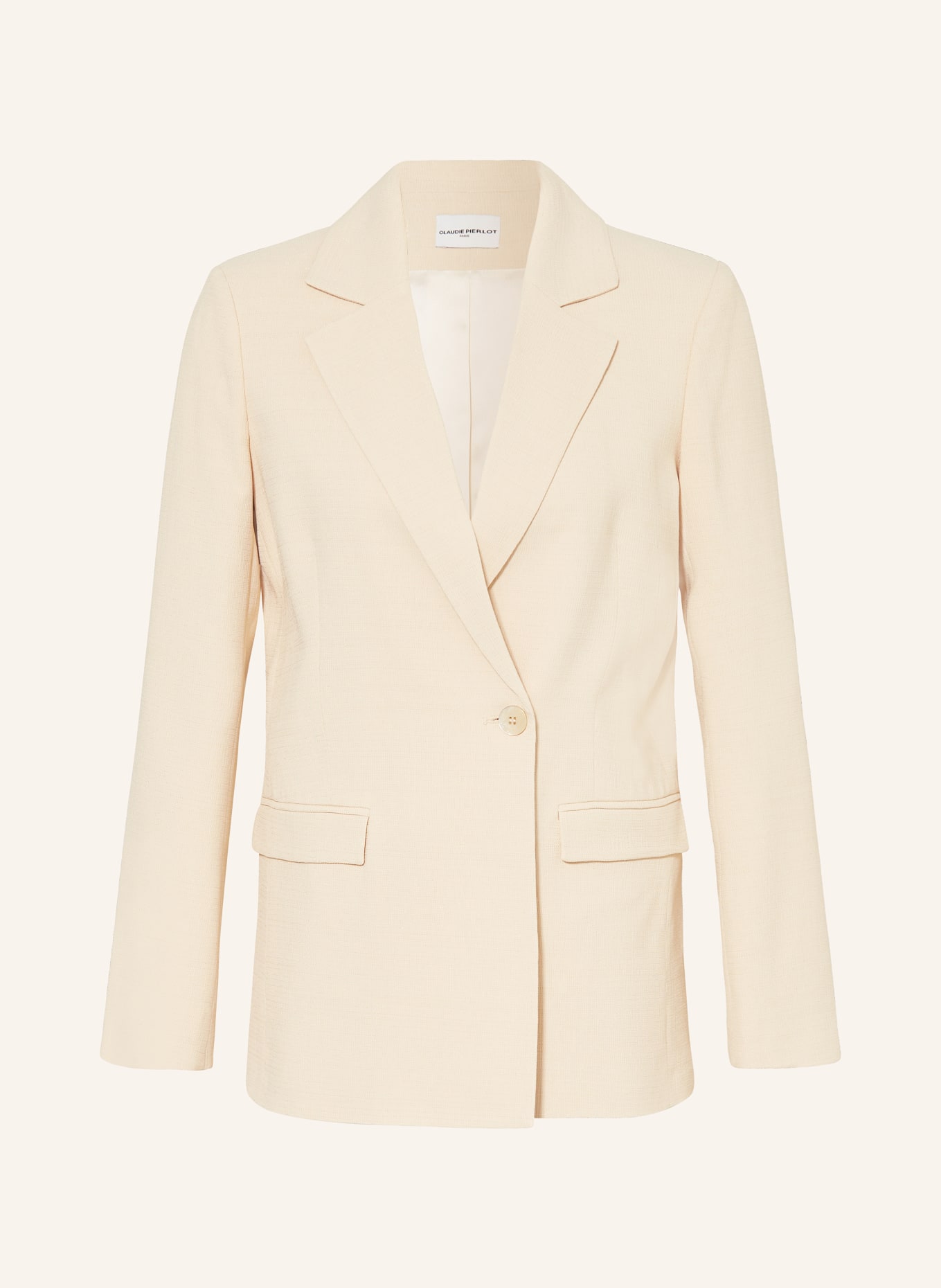 CLAUDIE PIERLOT Blazer, Farbe: BEIGE (Bild 1)