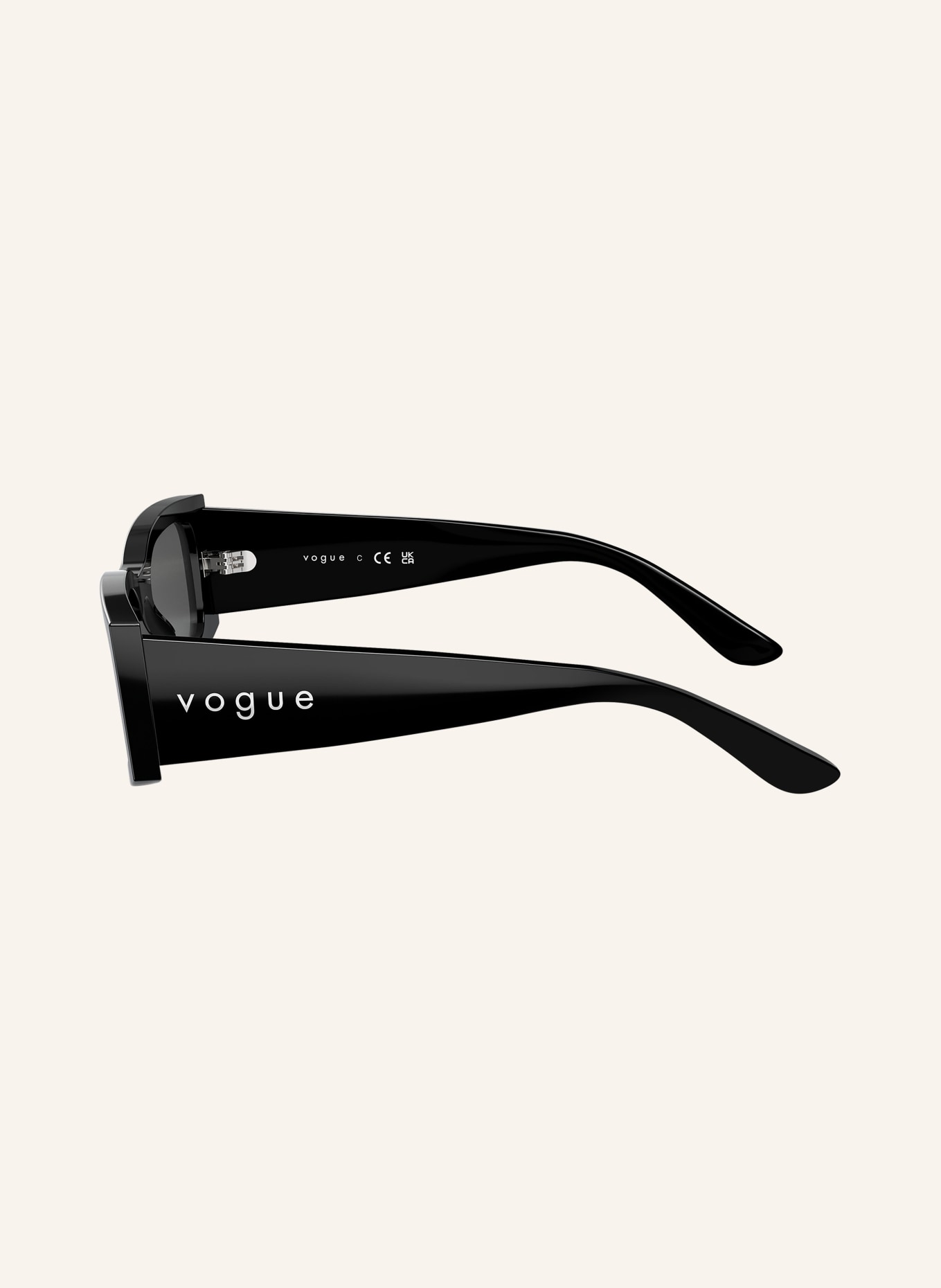 VOGUE Sunglasses VO5584S, Color: W44/87 - BLACK/DARK GRAY (Image 3)