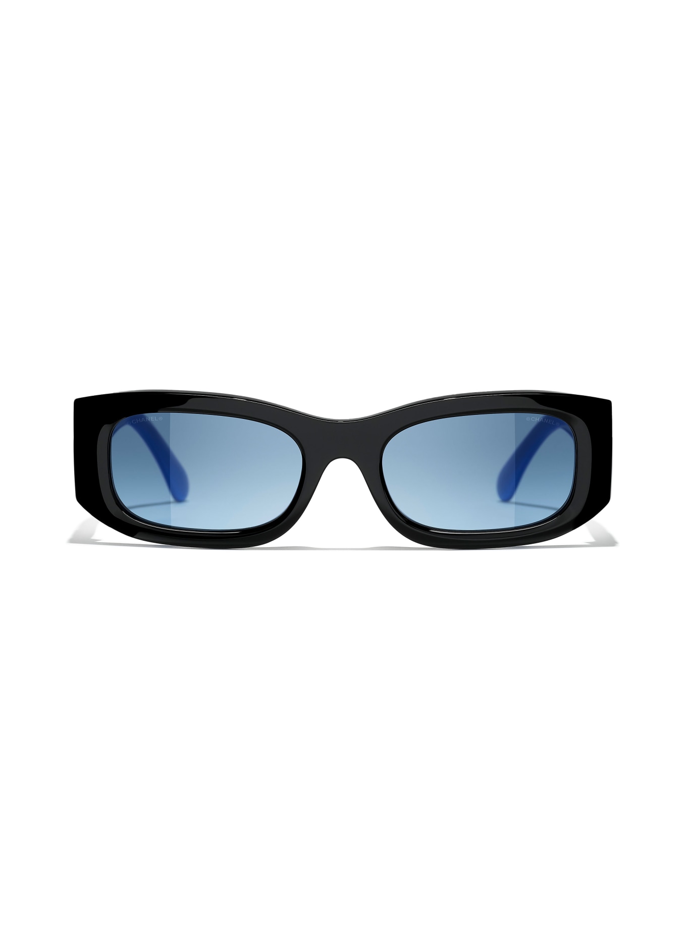 CHANEL Prostokątne okulary przeciwsłoneczne, Kolor: 1773S2 – CZARNY/ CIEMNONIEBIESKI GRADIENT (Obrazek 2)