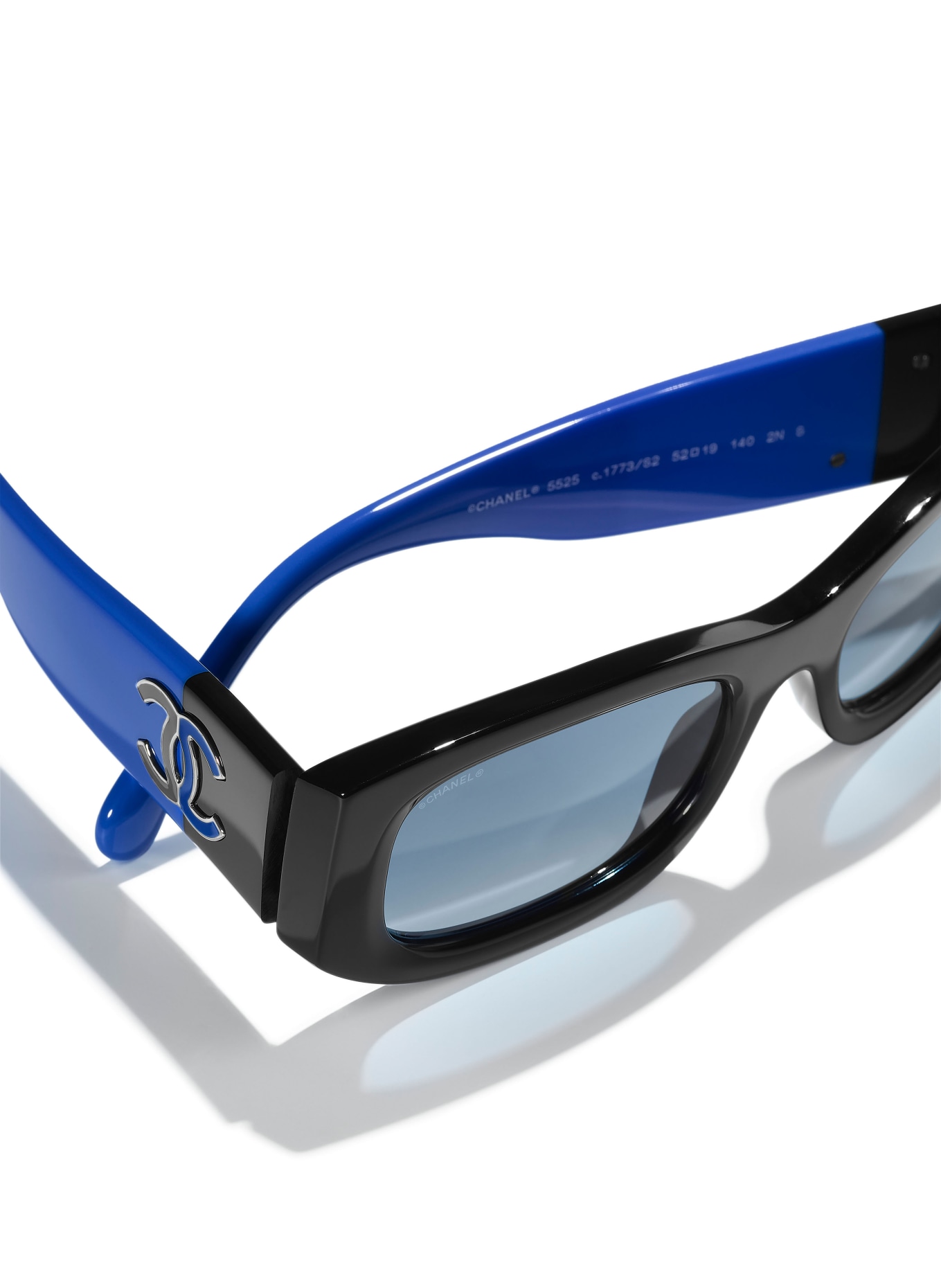 CHANEL Rectangular sunglasses, Color: 1773S2 - BLACK/ DARK BLUE GRADIENT (Image 4)