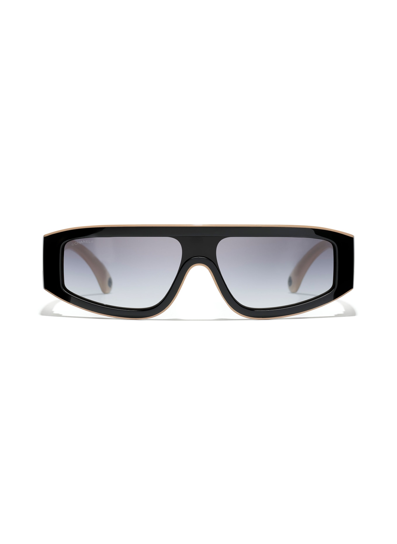 CHANEL Square sunglasses, Color: C534S6 - BLACK/ GRAY GRADIENT (Image 2)