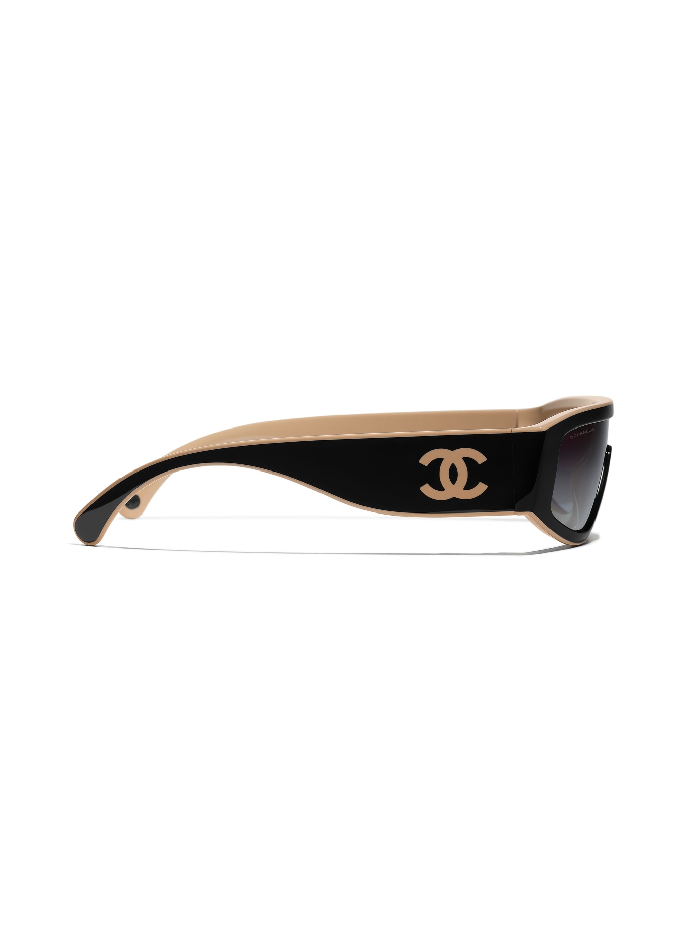 CHANEL Square sunglasses, Color: C534S6 - BLACK/ GRAY GRADIENT (Image 3)