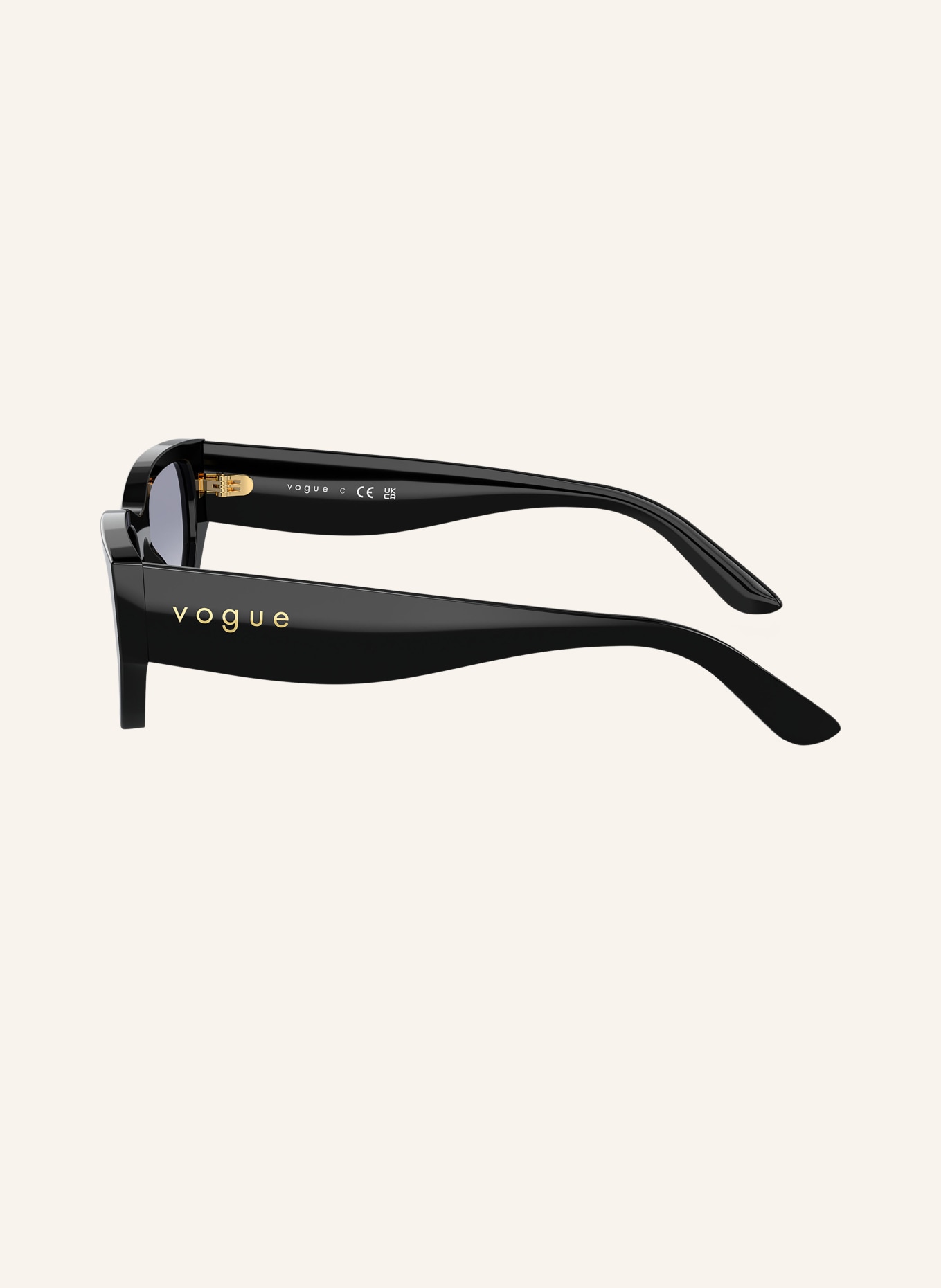 VOGUE Sunglasses VO5586S, Color: W44/79 - BLACK/ GRAY GRADIENT (Image 3)