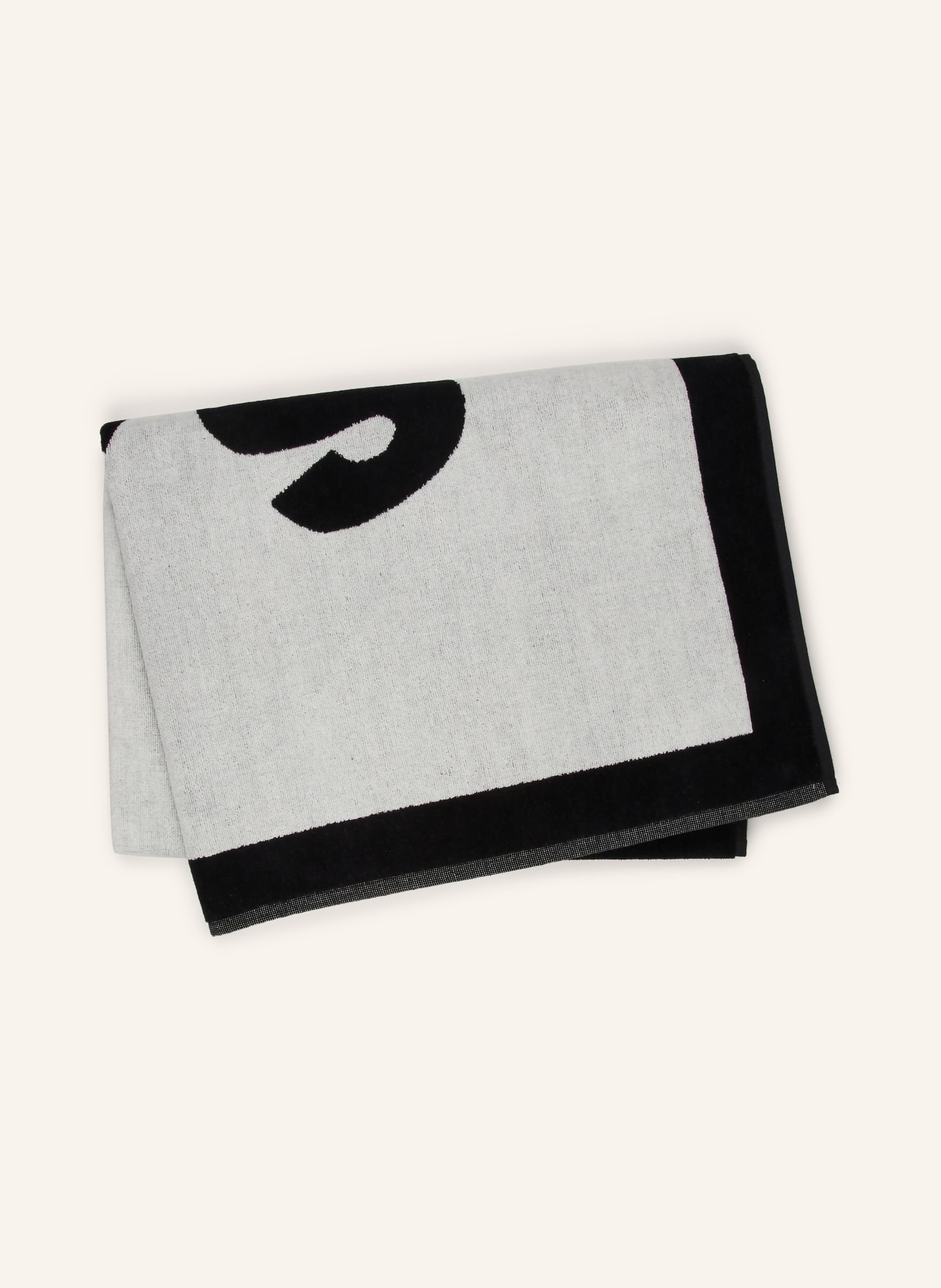 ALLSAINTS Bath towel TIERRA, Color: WHITE/ BLACK (Image 2)
