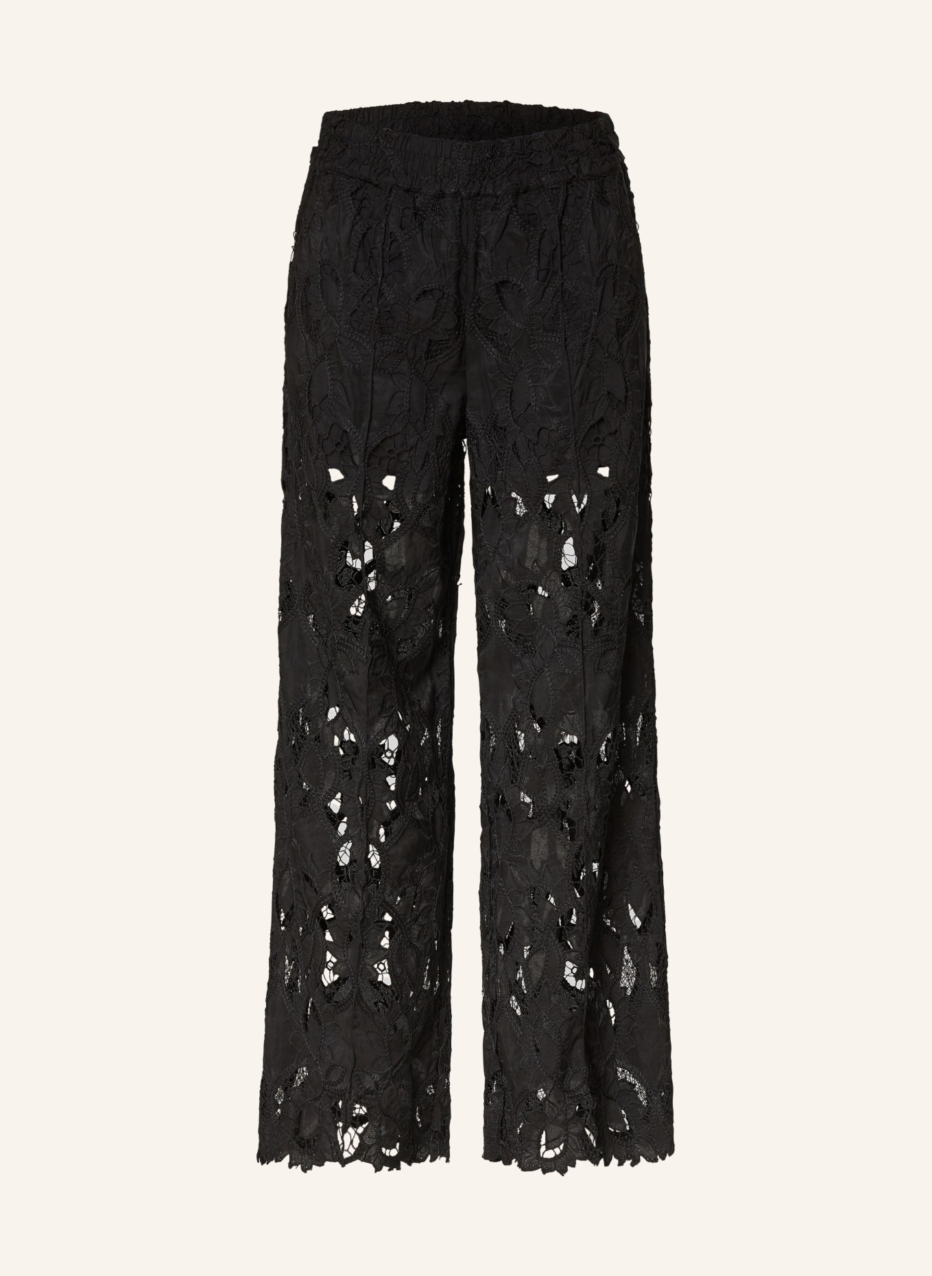 ALLSAINTS Wide leg trousers CHARLI, Color: BLACK (Image 1)