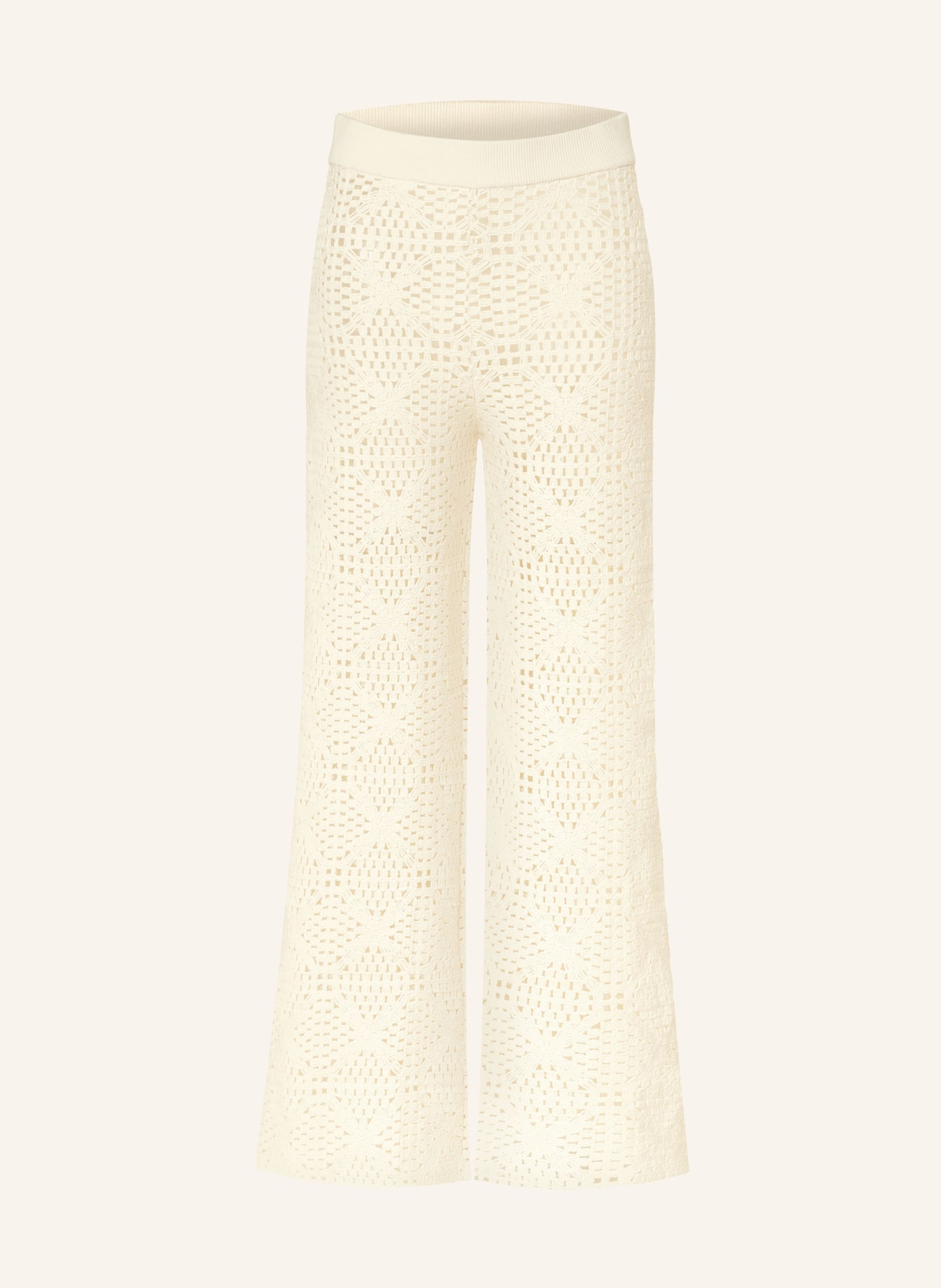 ALLSAINTS Wide leg trousers MILLY, Color: ECRU (Image 1)