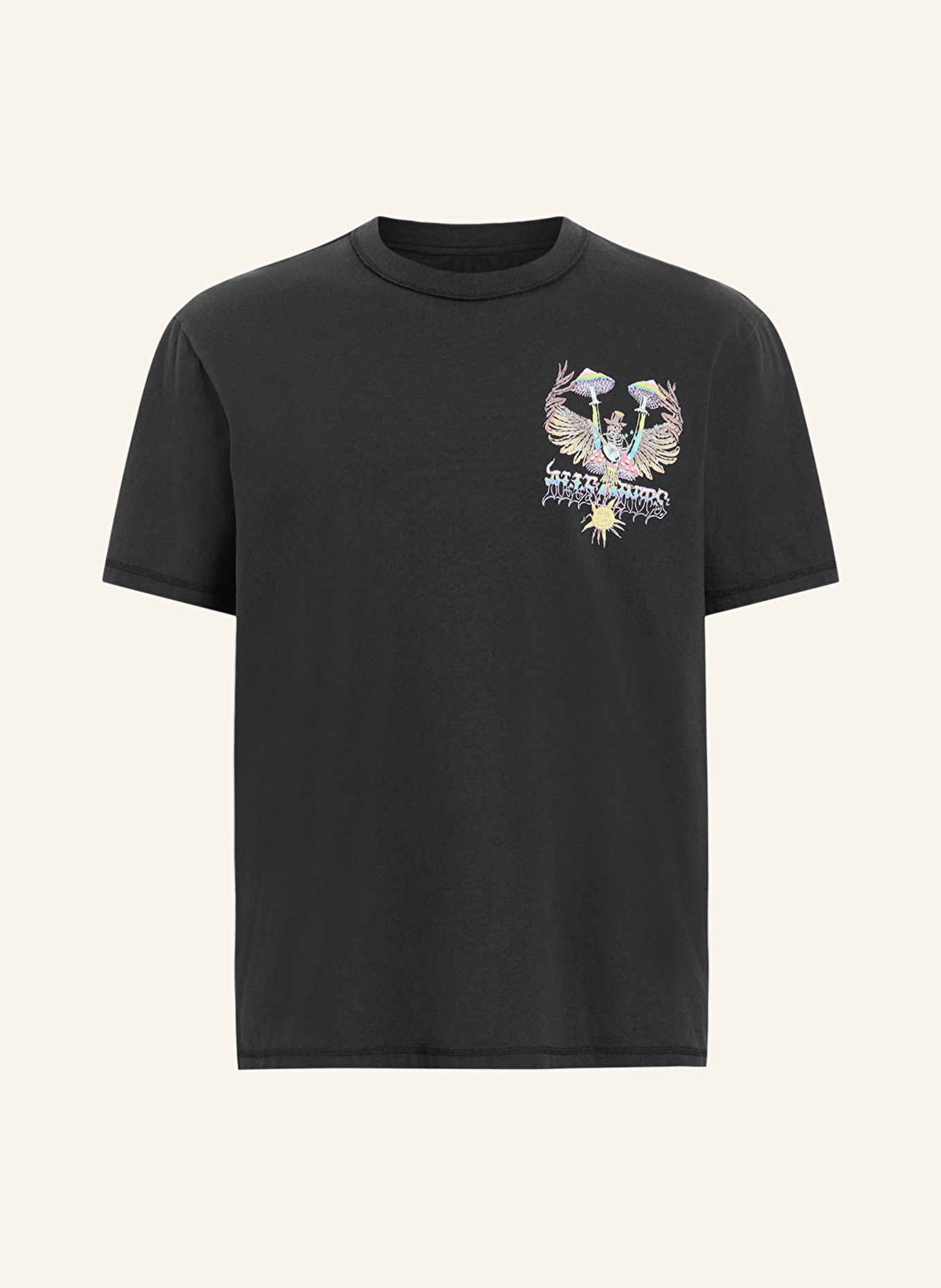 ALLSAINTS T-shirt STRUMMER, Color: BLACK (Image 1)