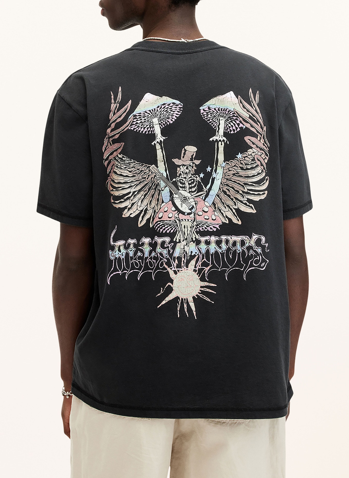 ALLSAINTS T-shirt STRUMMER, Color: BLACK (Image 2)