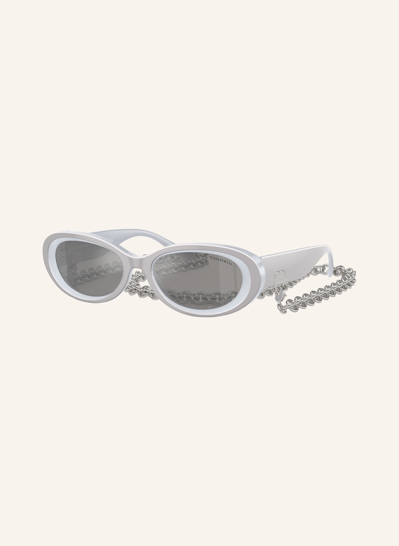 TIFFANY & Co. Sunglasses TF4221, Color: 84106G - SILVER/ GRAY (Image 1)