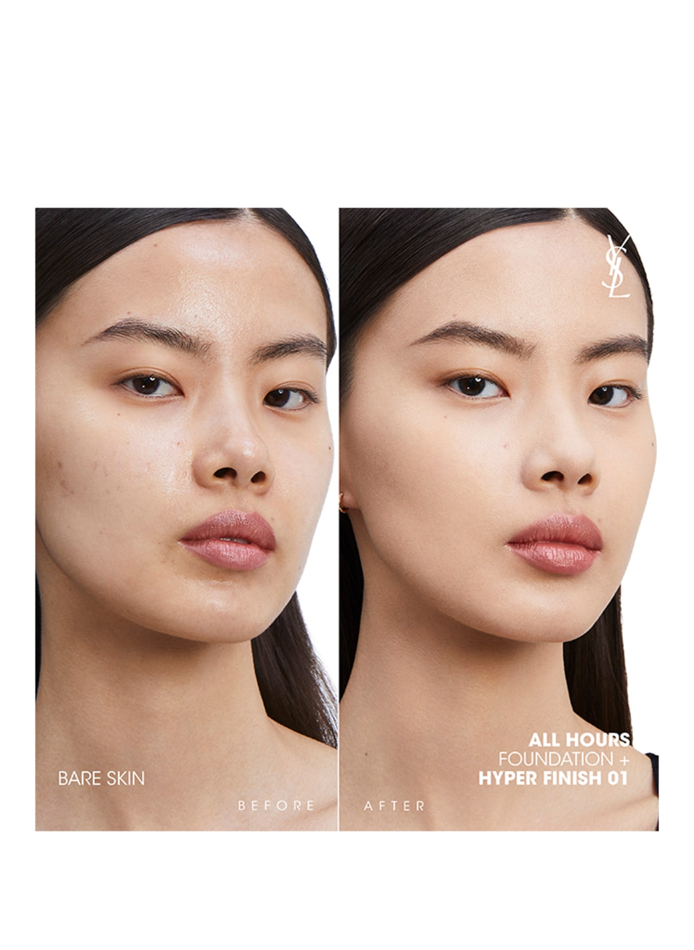 YVES SAINT LAURENT BEAUTÉ ALL HOURS HYPER FINISH: SHADE 01