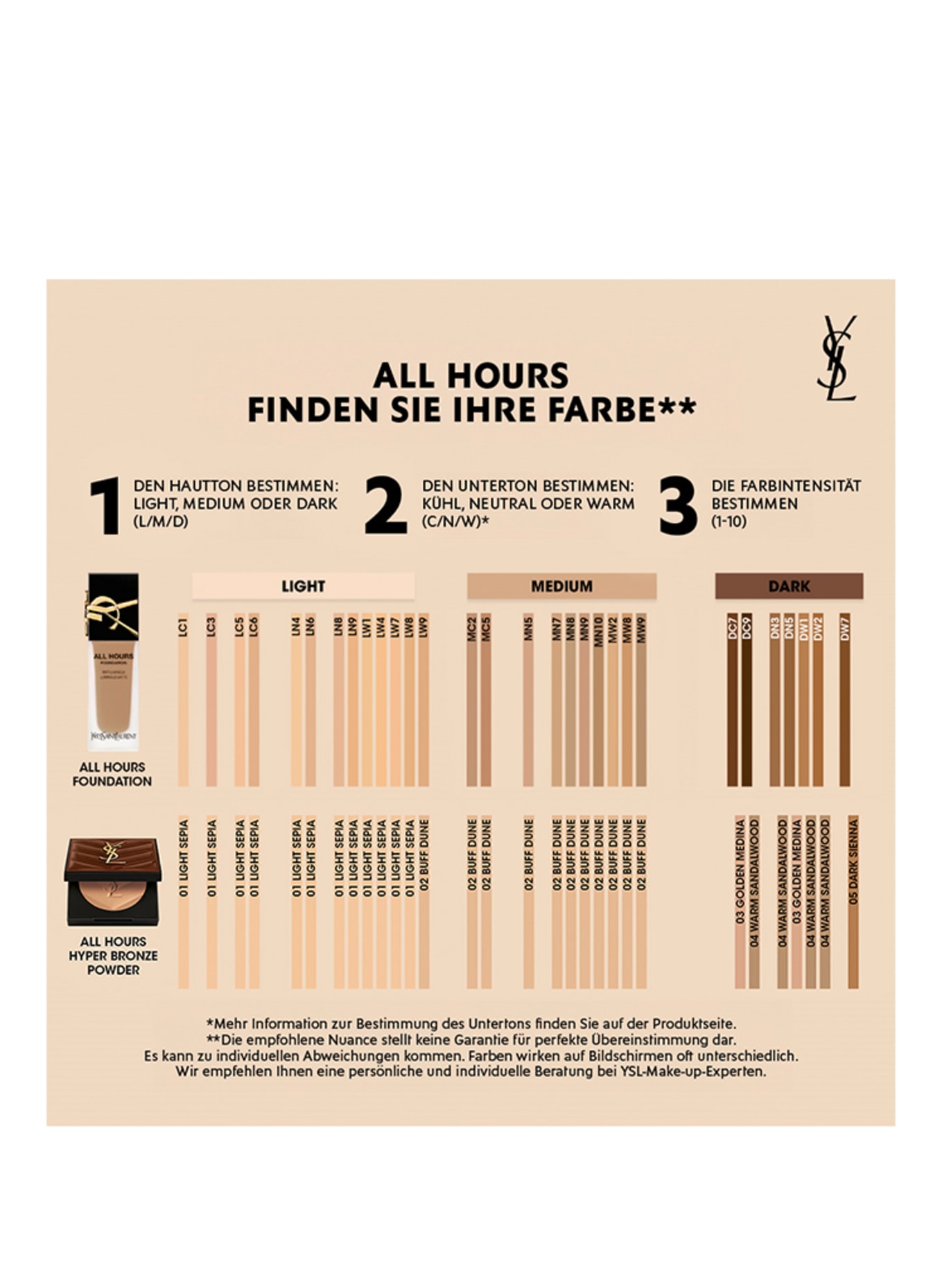 YVES SAINT LAURENT BEAUTÉ ALL HOURS HYPER: SHADE 4