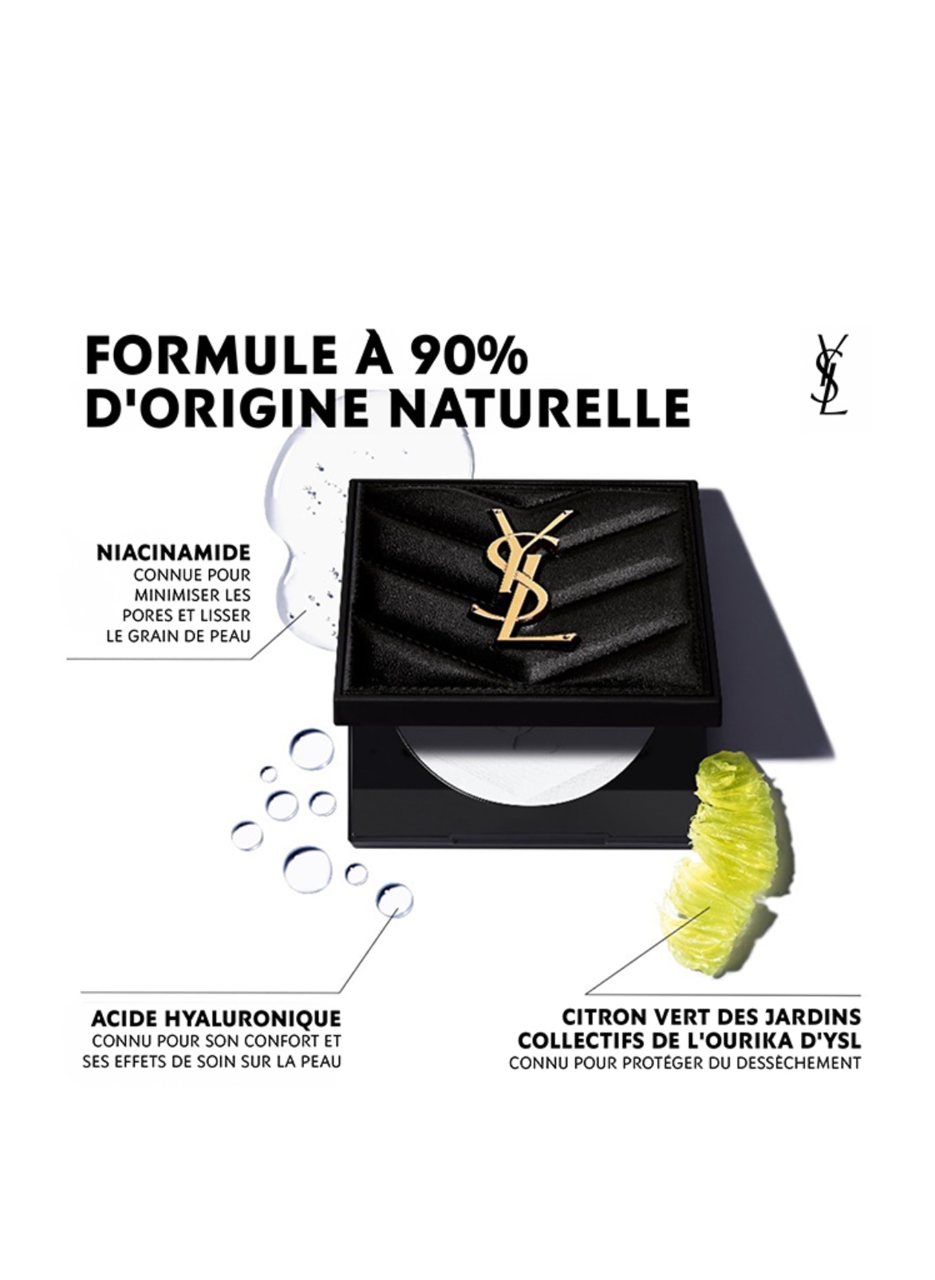 YVES SAINT LAURENT BEAUTÉ ALL HOURS HYPER FINISH: TRANSPARENT