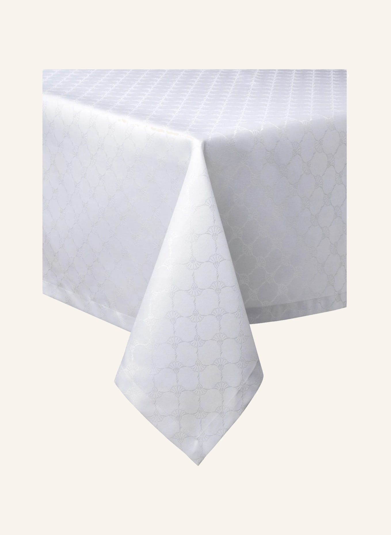 JOOP! Tablecloth CORNFLOWER ALLOVER, Color: WHITE (Image 1)