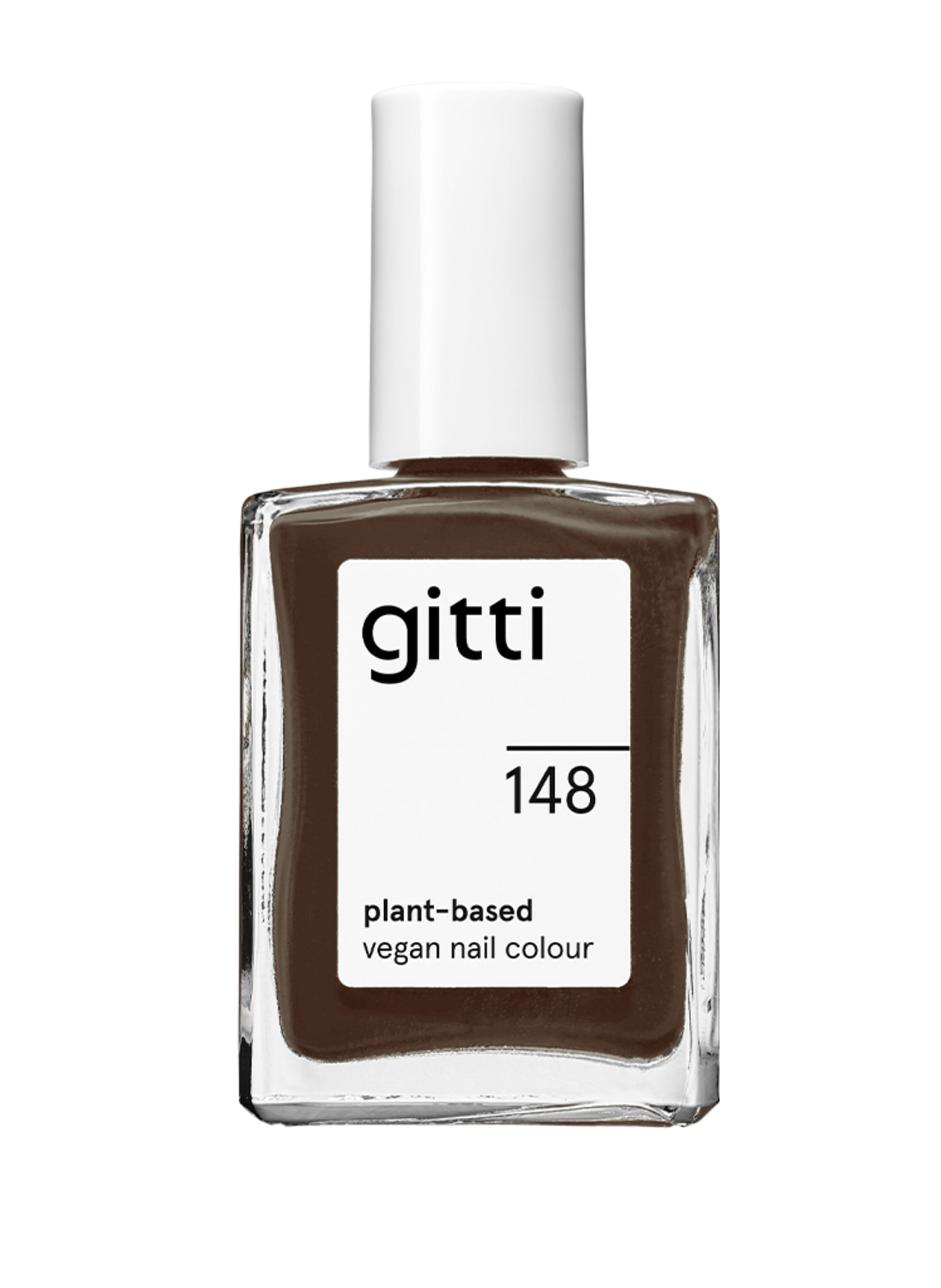 gitti PLANT-BASED VEGAN NAIL COLOUR: NO. 148 - DARK ESPRESSO