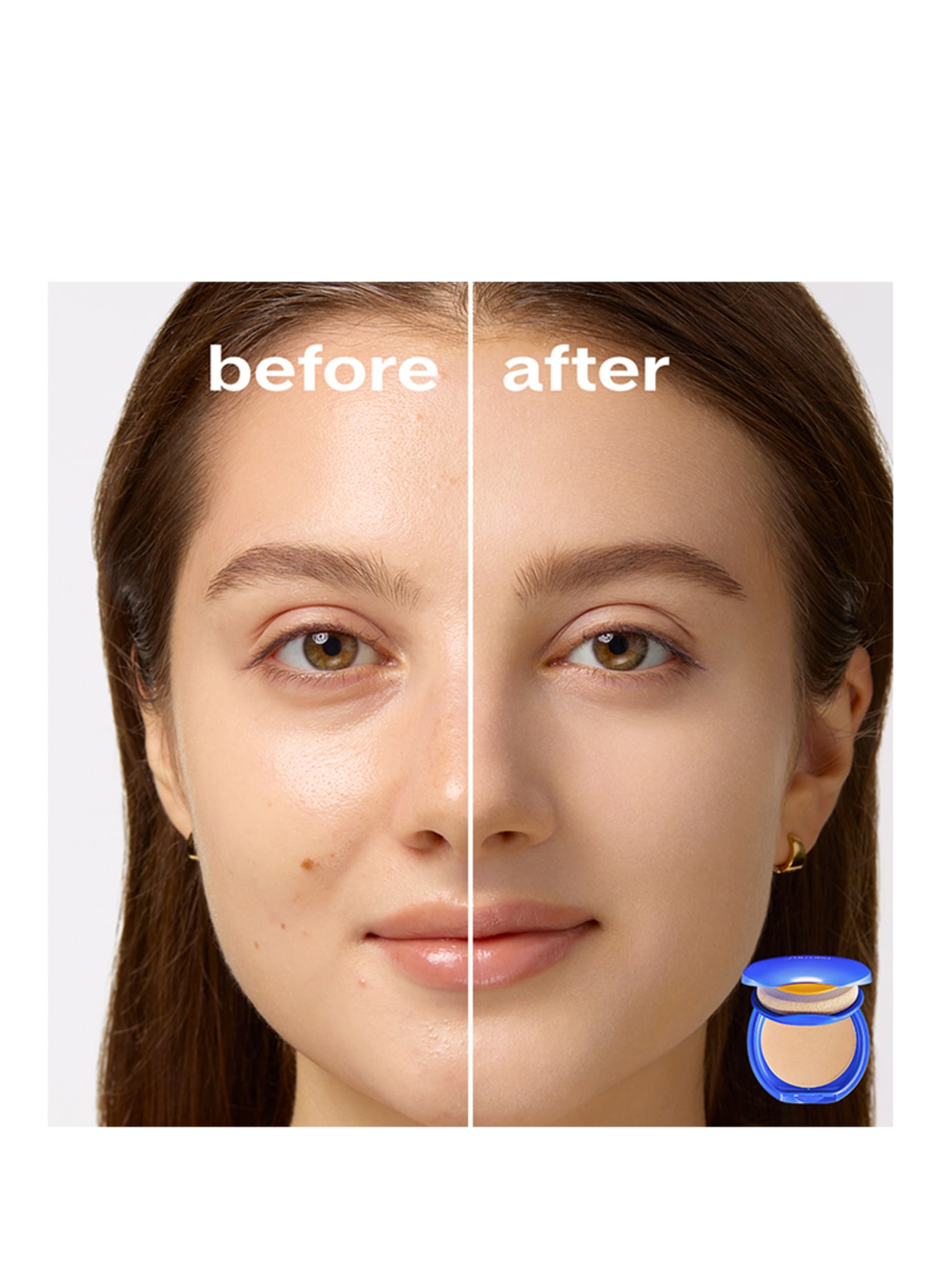 SHISEIDO UV PROTECTIVE COMPACT FOUNDATION SPF30 REFILL: MEDIUM BEIGE