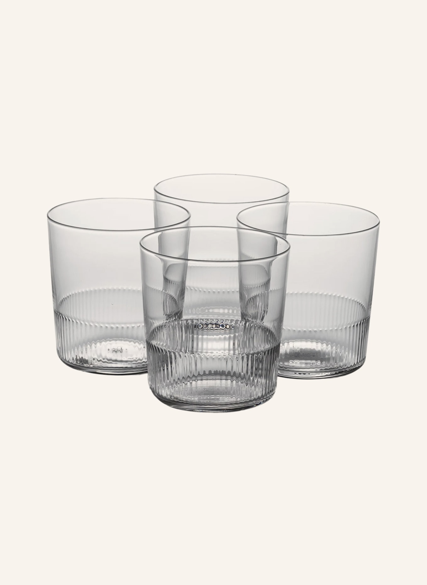 Marc O'Polo Set of 4 drinking glasses MOMENTS MEDIUM, Color: WHITE (Image 1)