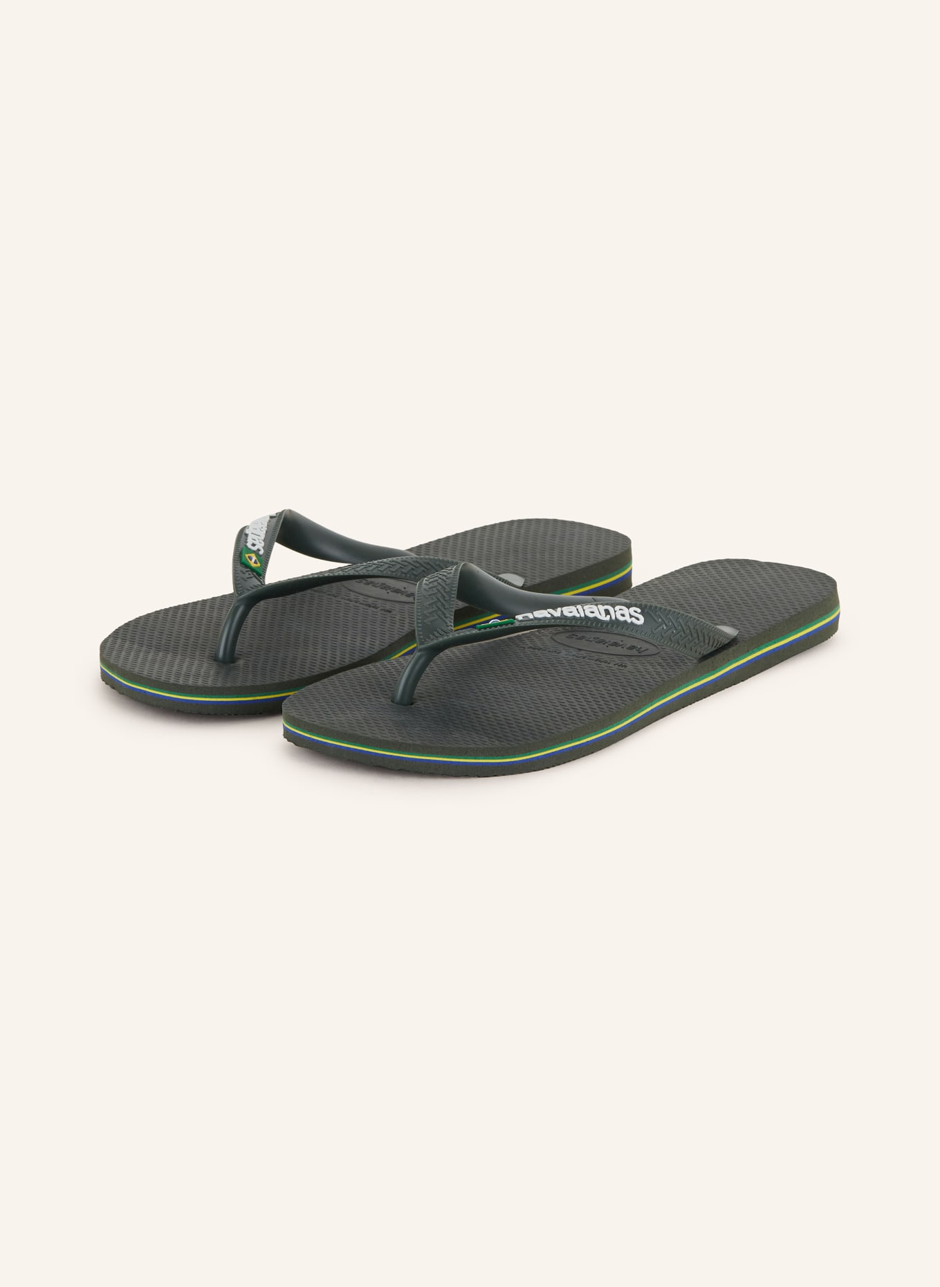 havaianas Zehentrenner BRAZIL: OLIV