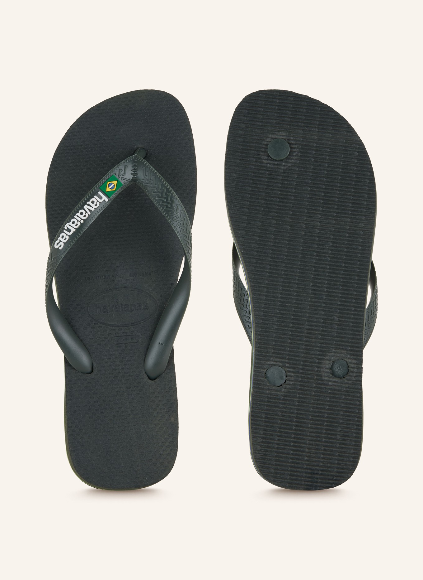 havaianas Zehentrenner BRAZIL: OLIV
