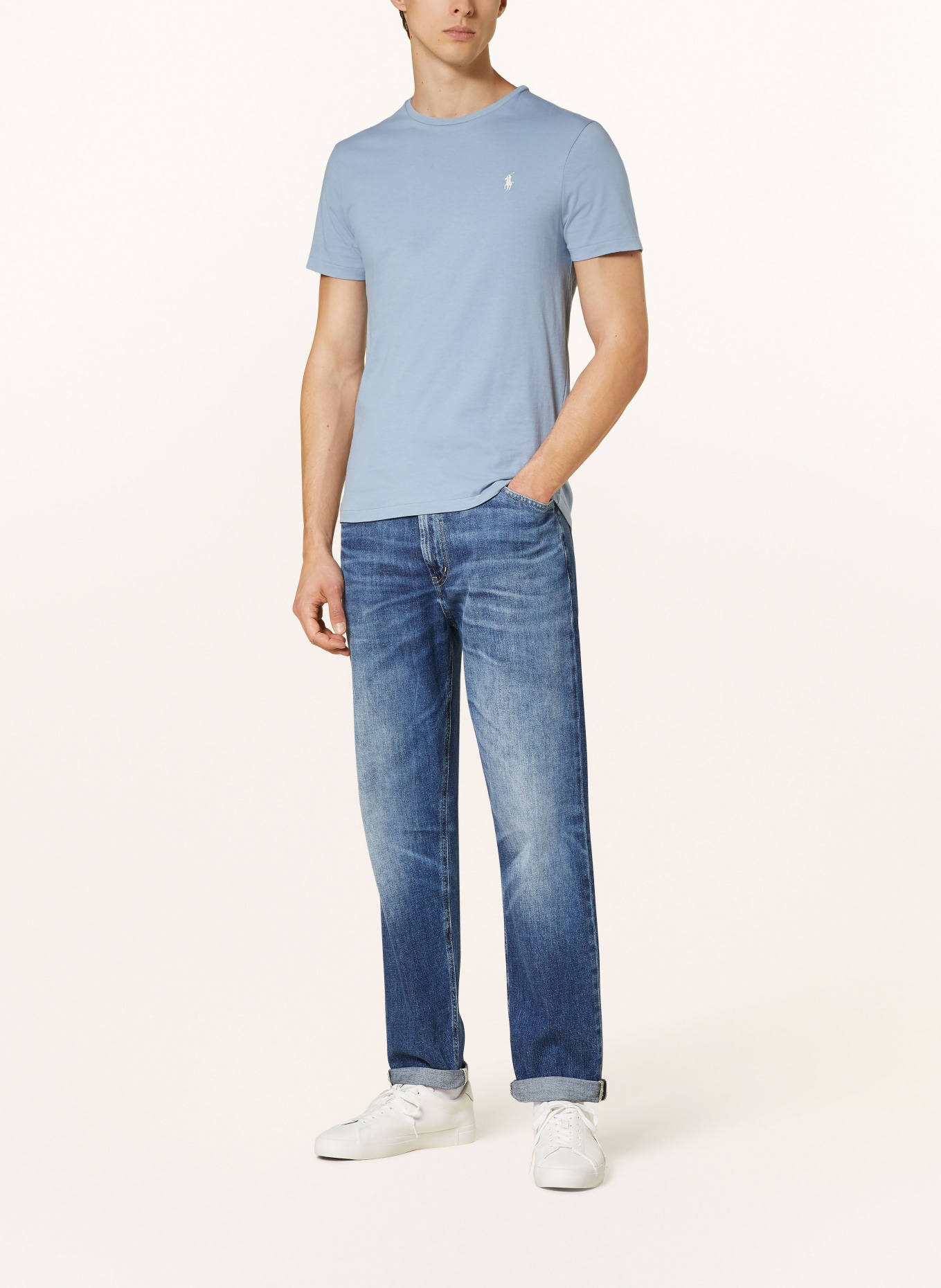 POLO RALPH LAUREN T-shirt, Color: BLUE GRAY (Image 2)