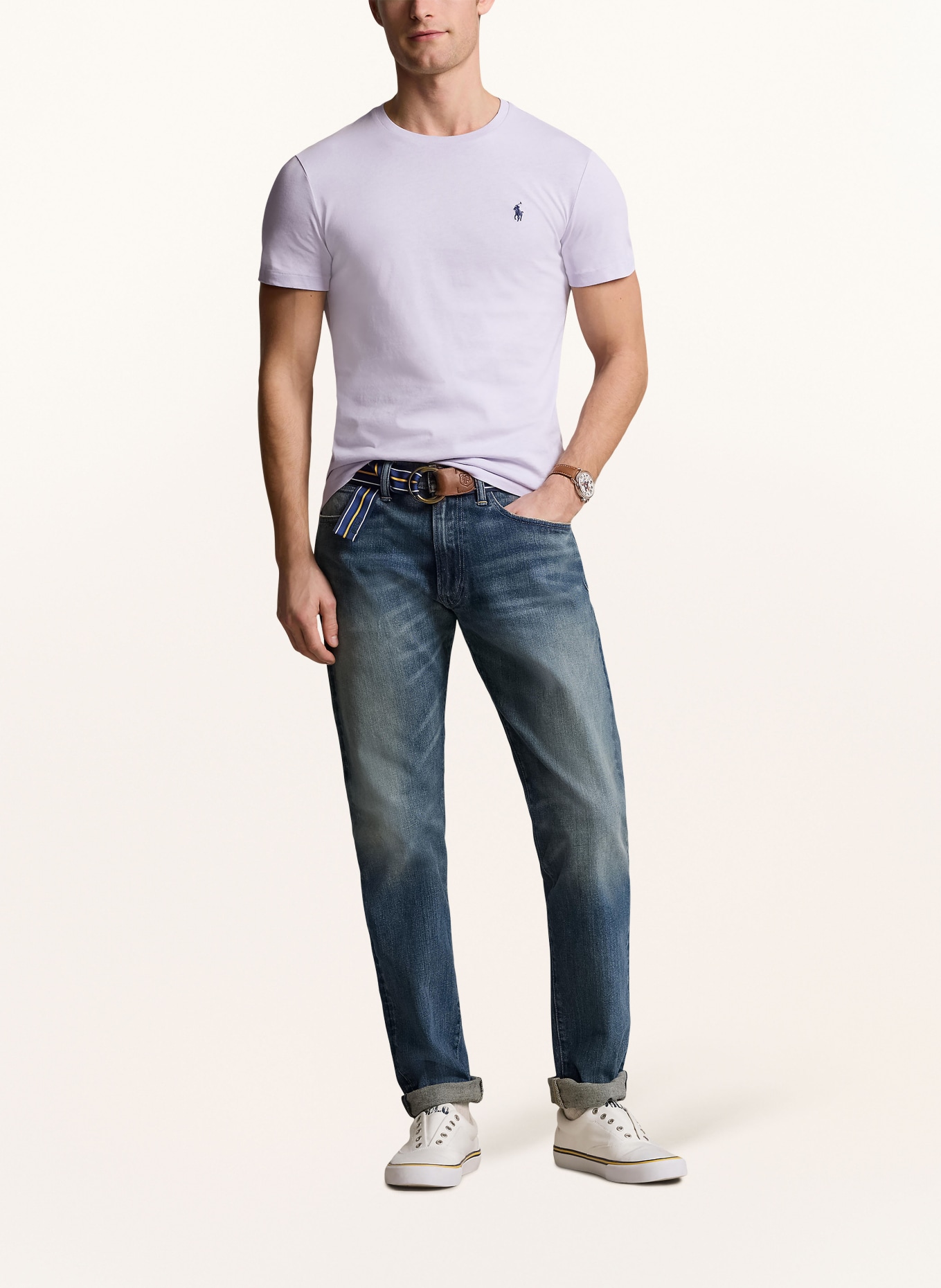 POLO RALPH LAUREN T-shirt, Color: LIGHT PURPLE (Image 2)