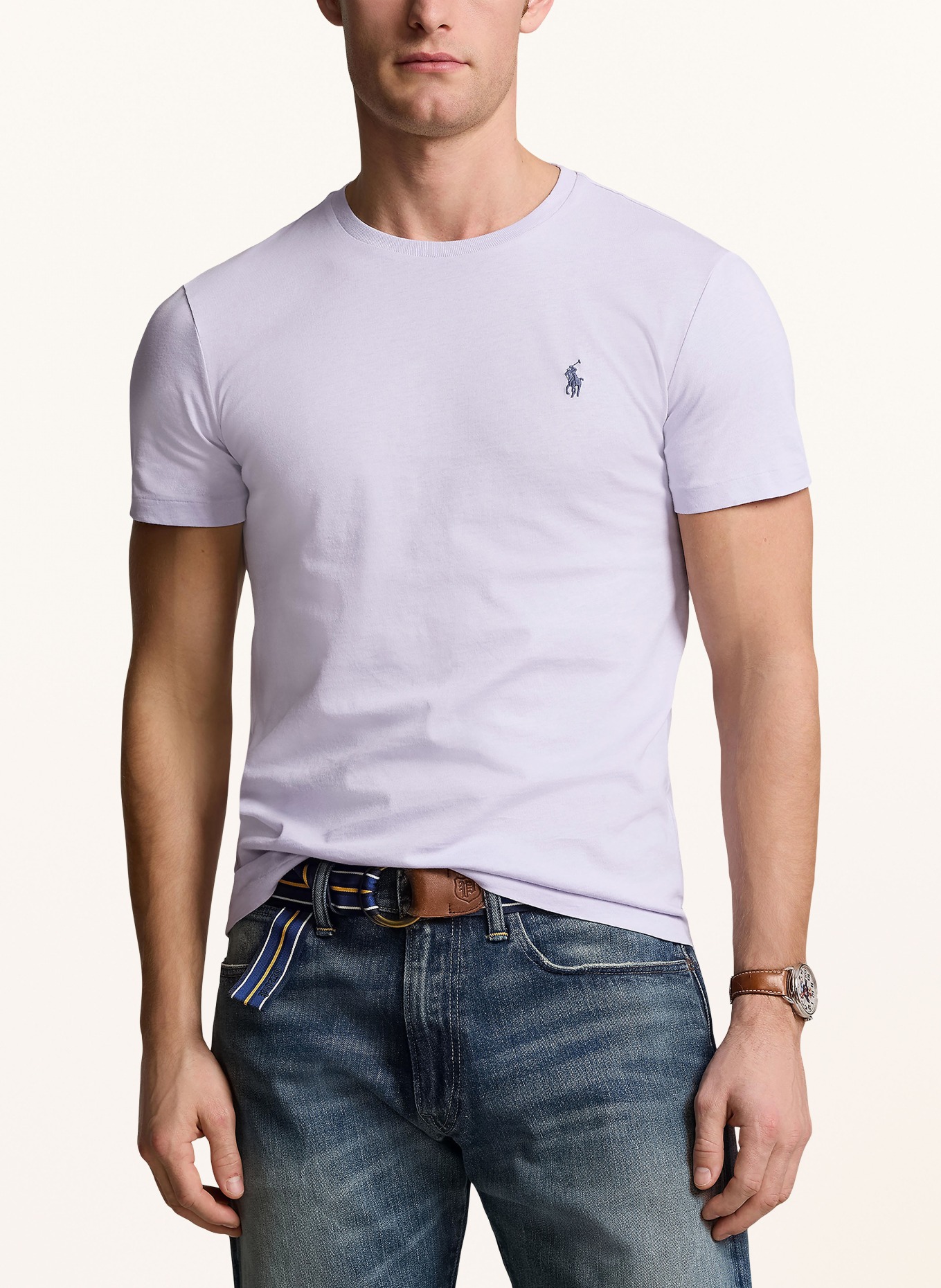 POLO RALPH LAUREN T-shirt, Color: LIGHT PURPLE (Image 4)