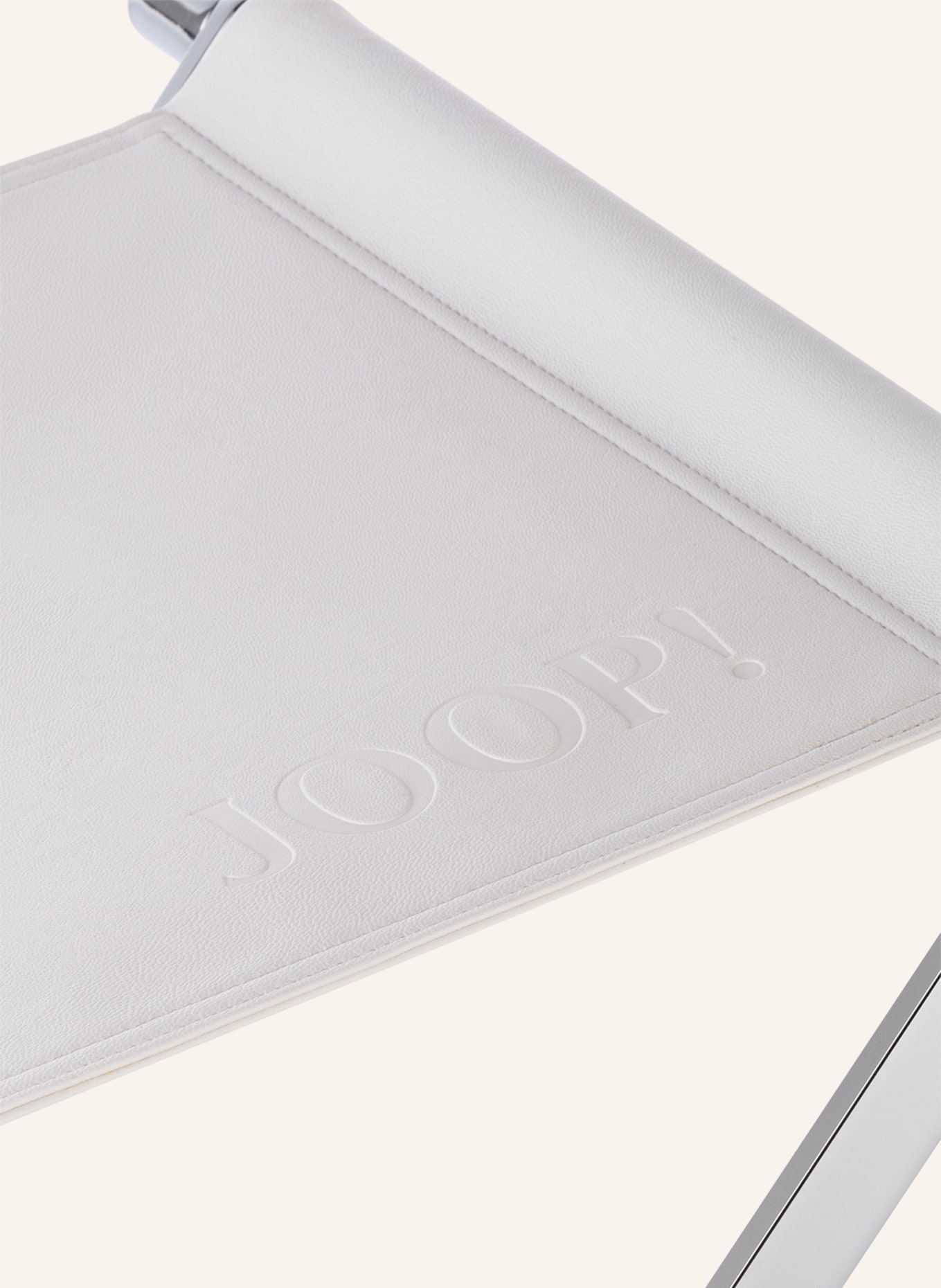 JOOP! Hocker CHROMELINE: WEISS
