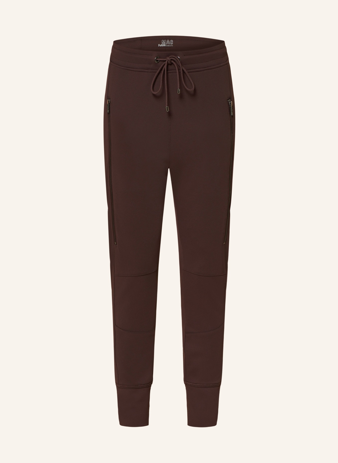 MAC Hose FUTURE im Jogging-Stil: DUNKELBRAUN
