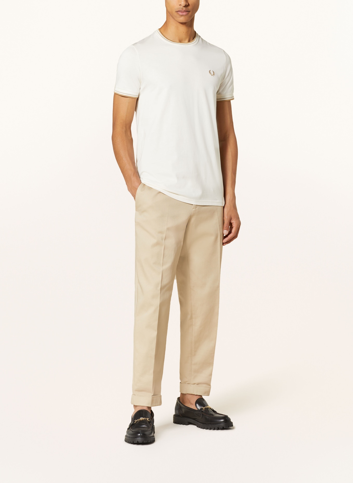 FRED PERRY T-shirt M1588, Color: ECRU (Image 2)
