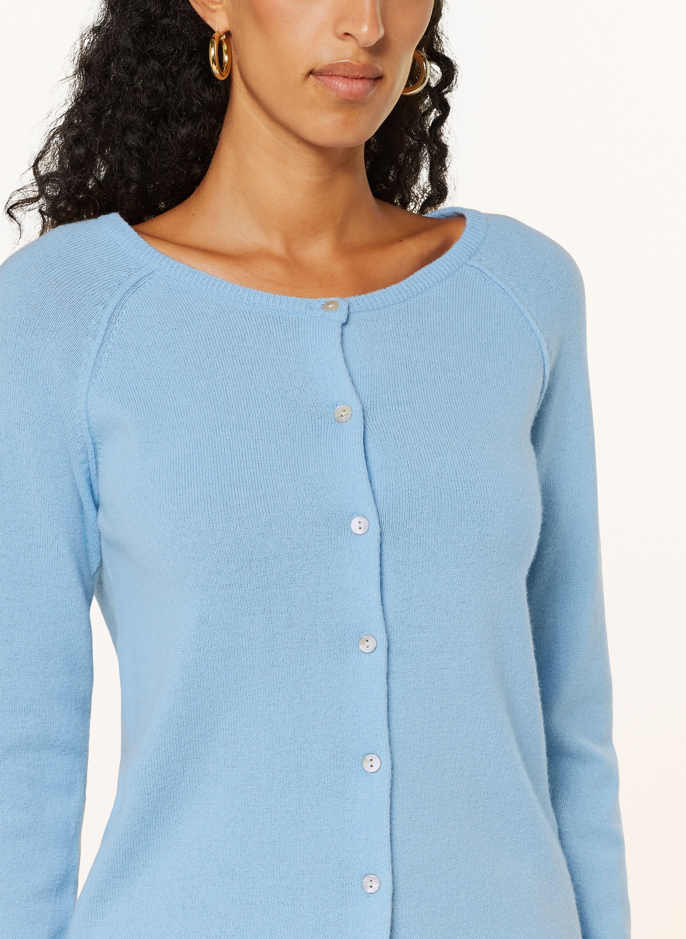 rosemunde Cardigan LAICA with cashmere, Color: LIGHT BLUE (Image 4)