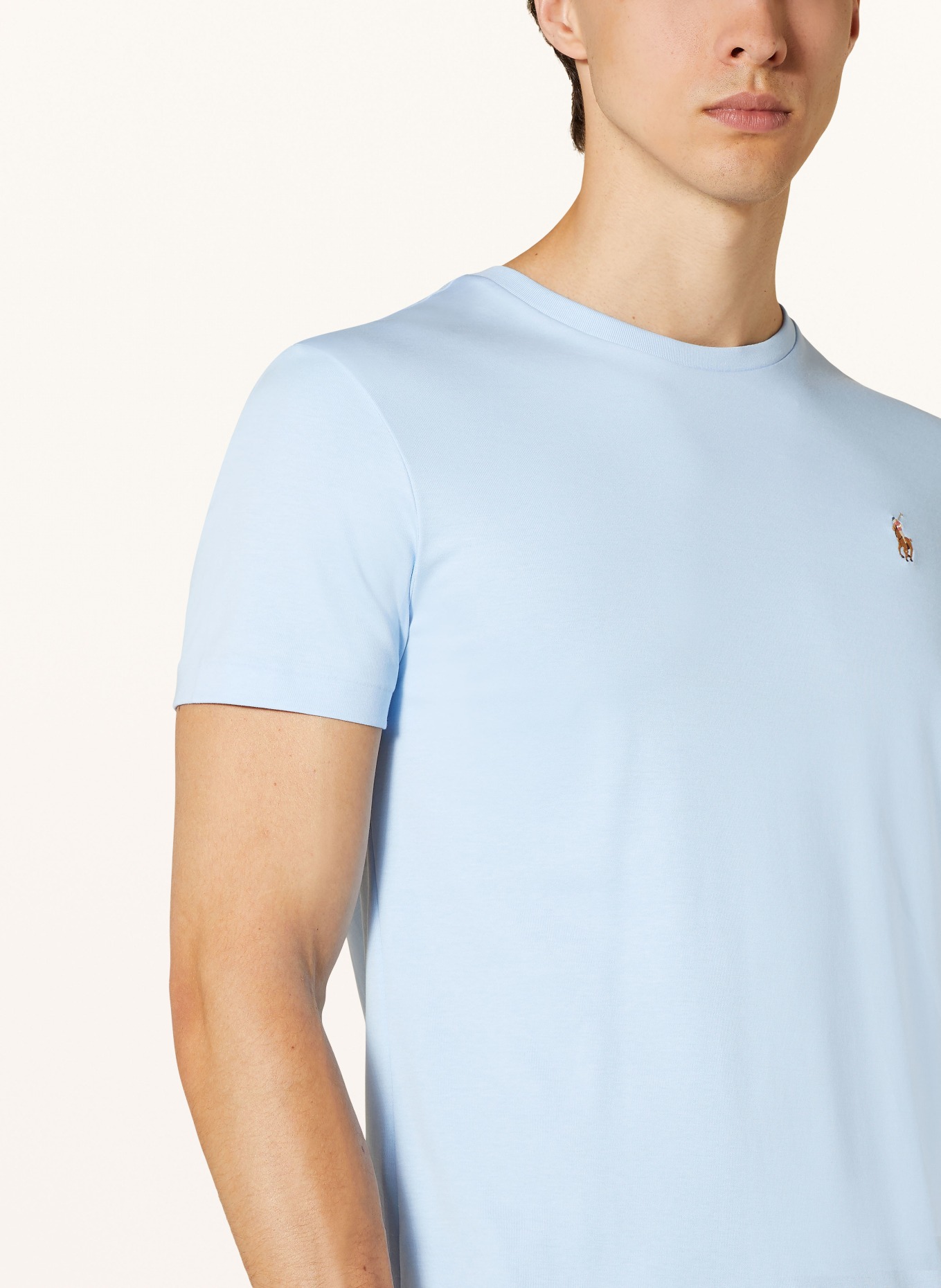 POLO RALPH LAUREN T-shirt, Color: LIGHT BLUE (Image 4)