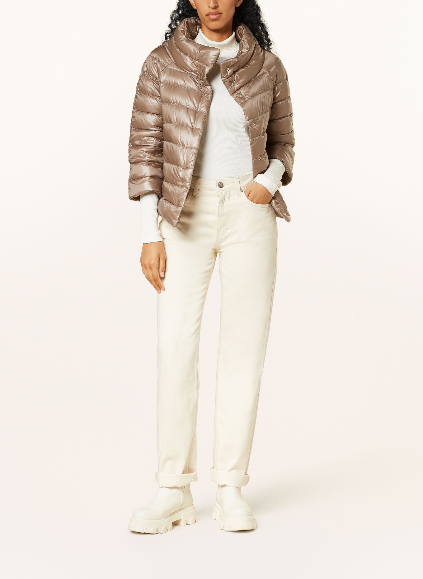 HERNO Daunenjacke SOFIA mit 3/4-Arm, Farbe: BEIGE (Bild 2)