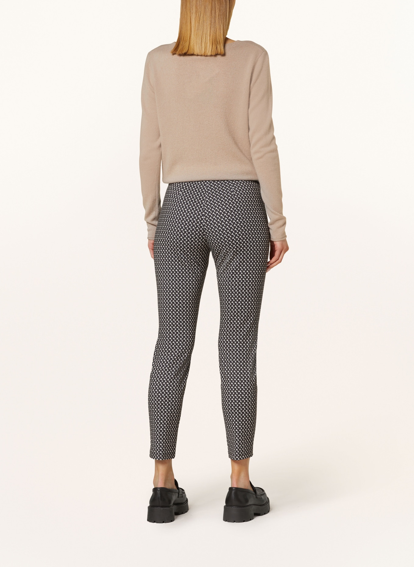 MAC Hose EASY SMART im Jogging-Stil: DUNKELGRAU/ GRÜN/ HELLGELB