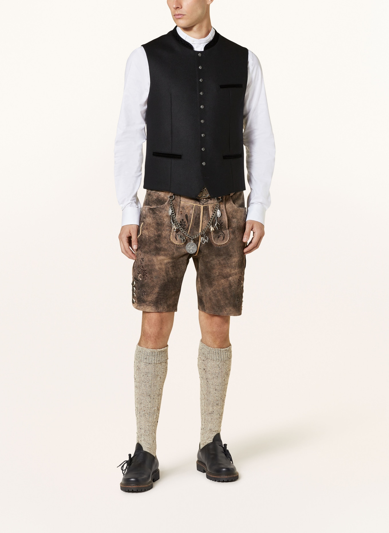 Hammerschmid Trachtenweste MANUEL Extra Slim Fit, Farbe: SCHWARZ (Bild 2)